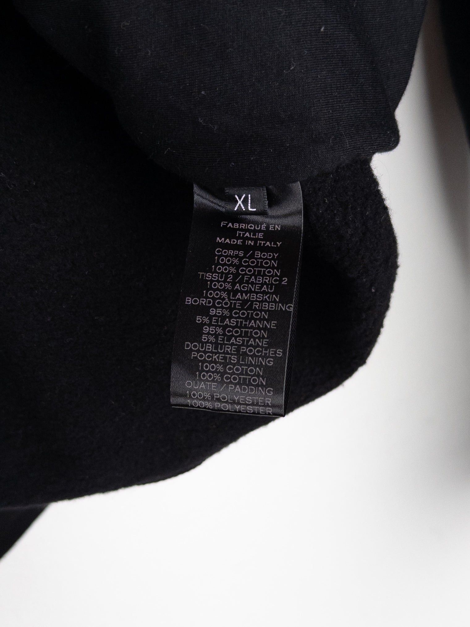 Balmain by Olivier Rousteing 2010s Leather Biker Zip-Hoodie Size US XL / EU 56 / 4 - 8 Thumbnail