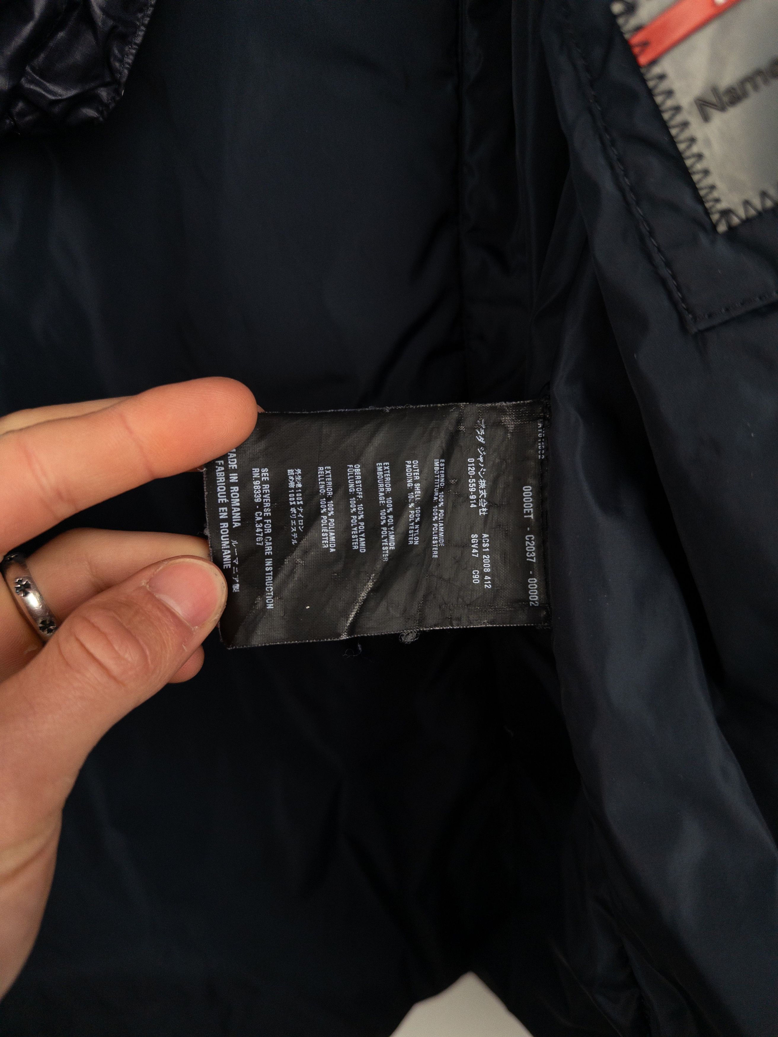 Prada AW08 Linea Rossa Sports Biker Shirring Puffer Jacket Size US XL / EU 56 / 4 - 8 Thumbnail