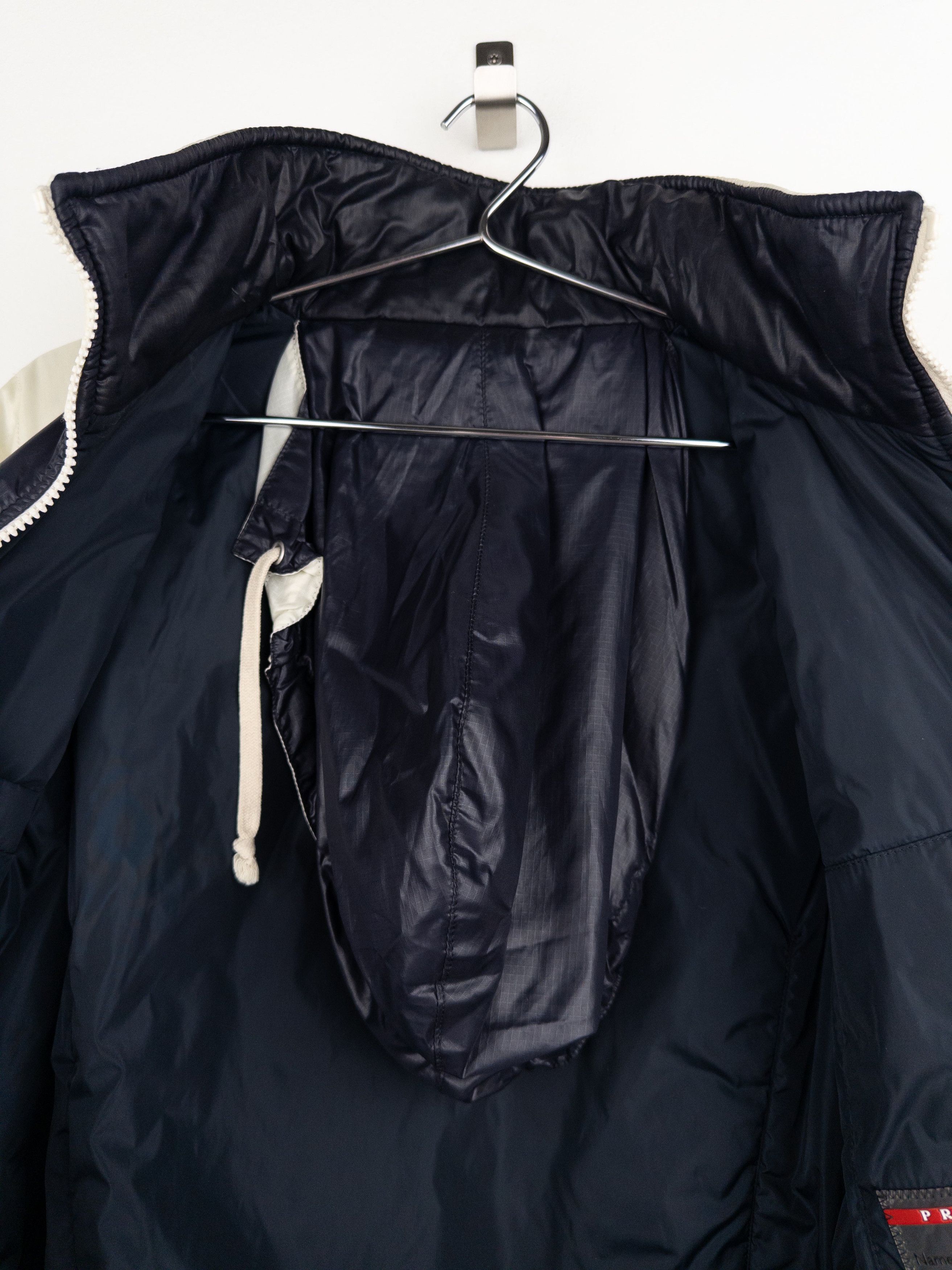 Prada AW08 Linea Rossa Sports Biker Shirring Puffer Jacket Size US XL / EU 56 / 4 - 9 Thumbnail
