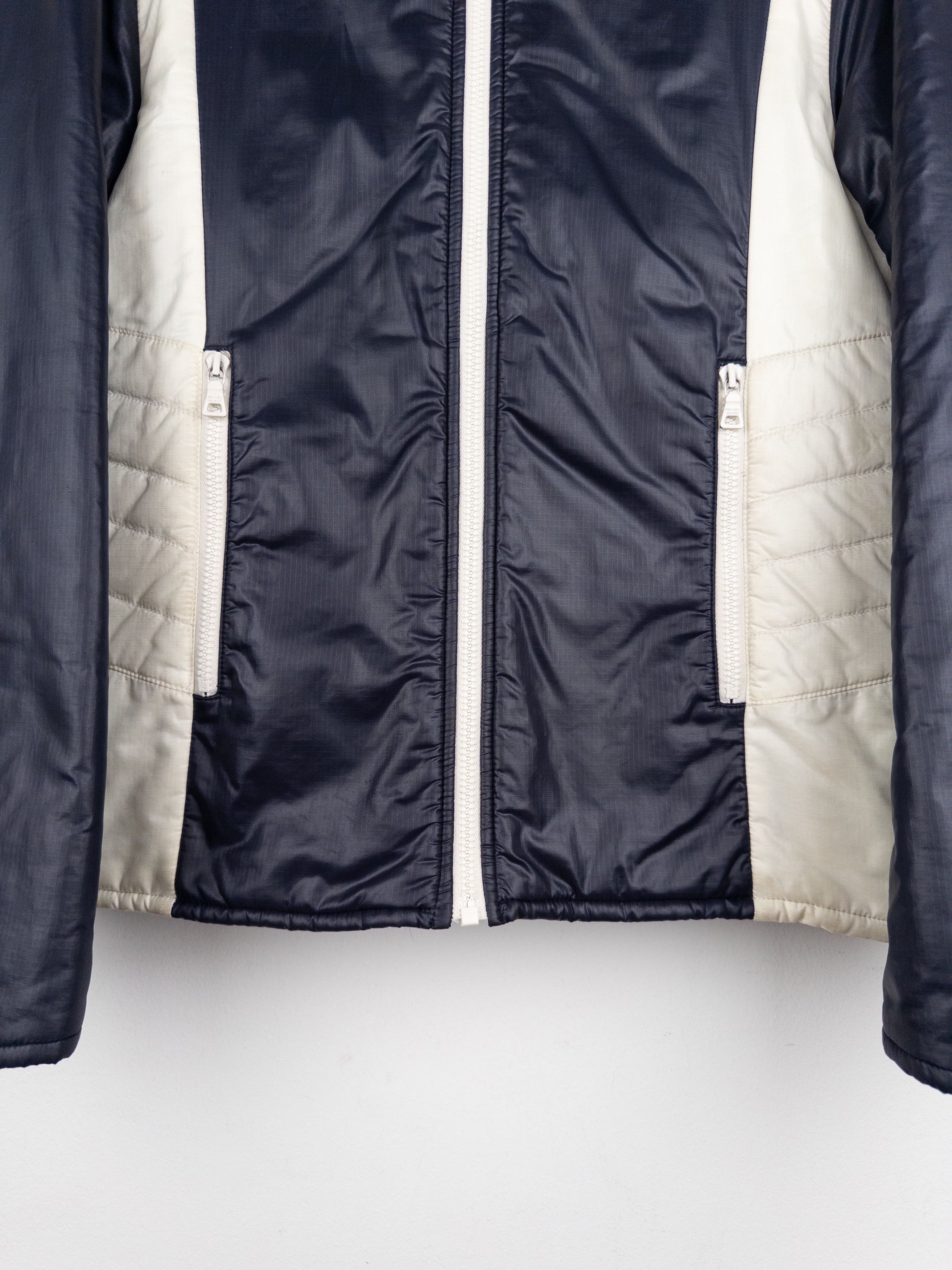 Prada AW08 Linea Rossa Sports Biker Shirring Puffer Jacket Size US XL / EU 56 / 4 - 4 Thumbnail