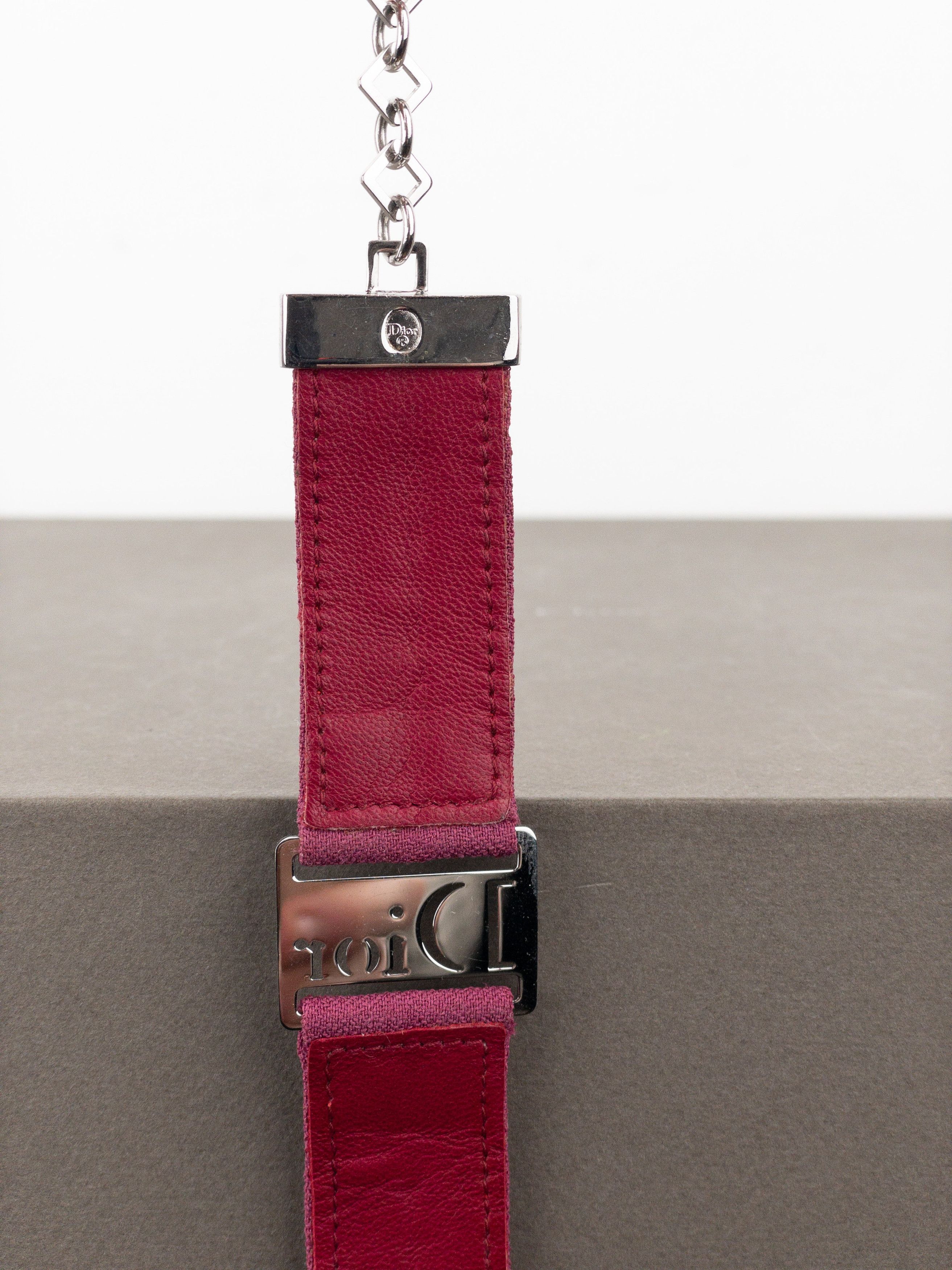 Dior by Galliano 2000s ‘Street Chic’ Buckle Embroidery Bracelet Size ONE SIZE - 4 Thumbnail