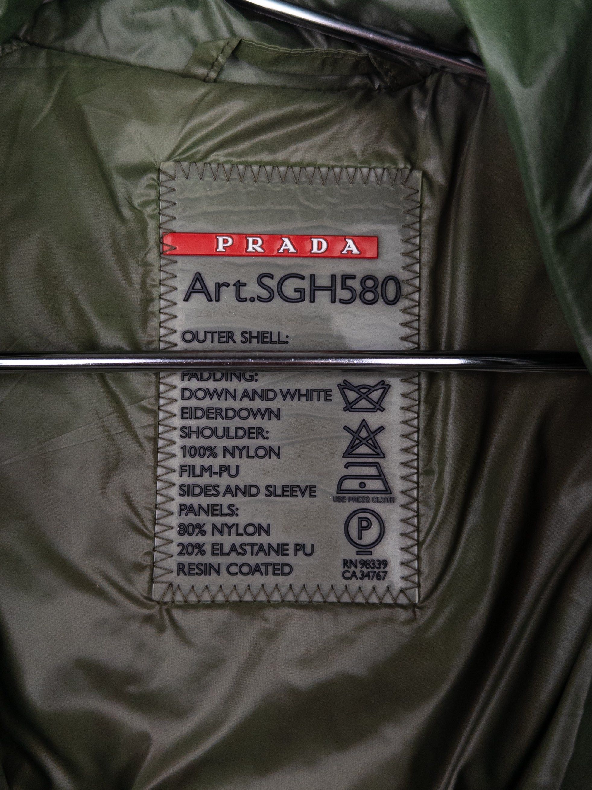 Prada AW11 Technical Biker Puffer Jacket Size US M / EU 48-50 / 2 - 8 Thumbnail