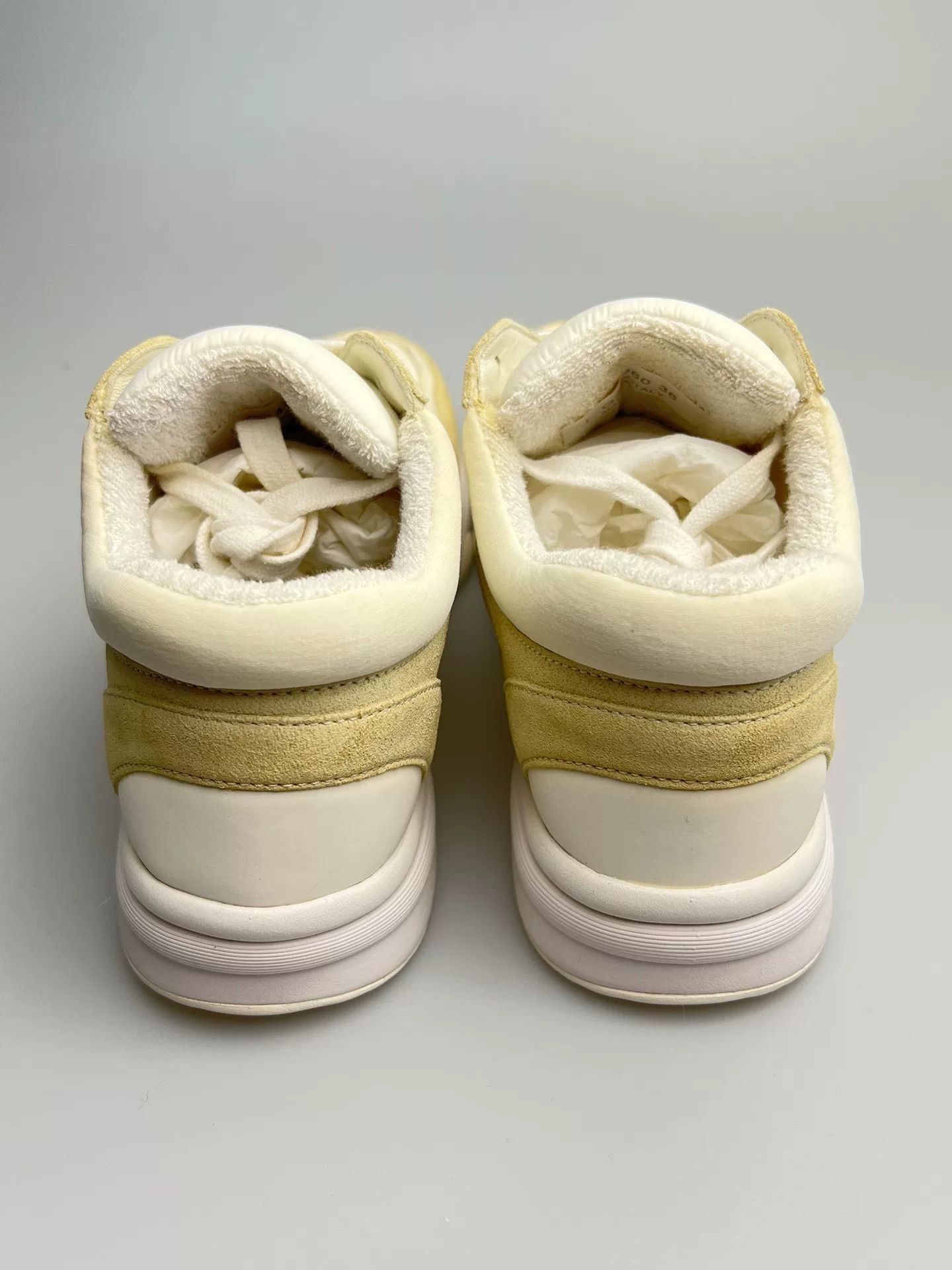 Chanel Chanel Patchwork White Lowtop Sneakers us_6 Women Size US 6 / IT 36 - 3 Thumbnail
