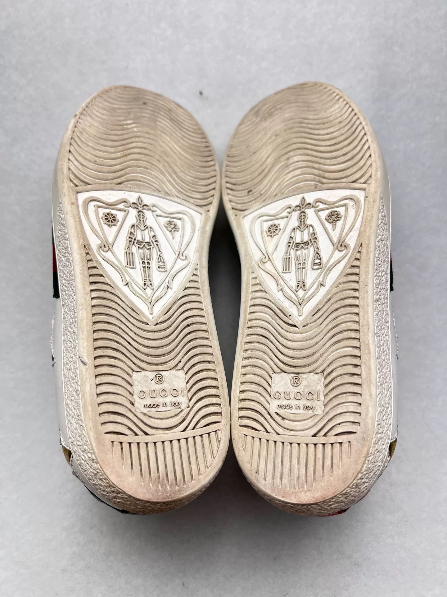 Gucci Gucci White Lowtop Sneakers us_5-5 Women Size US 5.5 / IT 35.5 - 5 Thumbnail