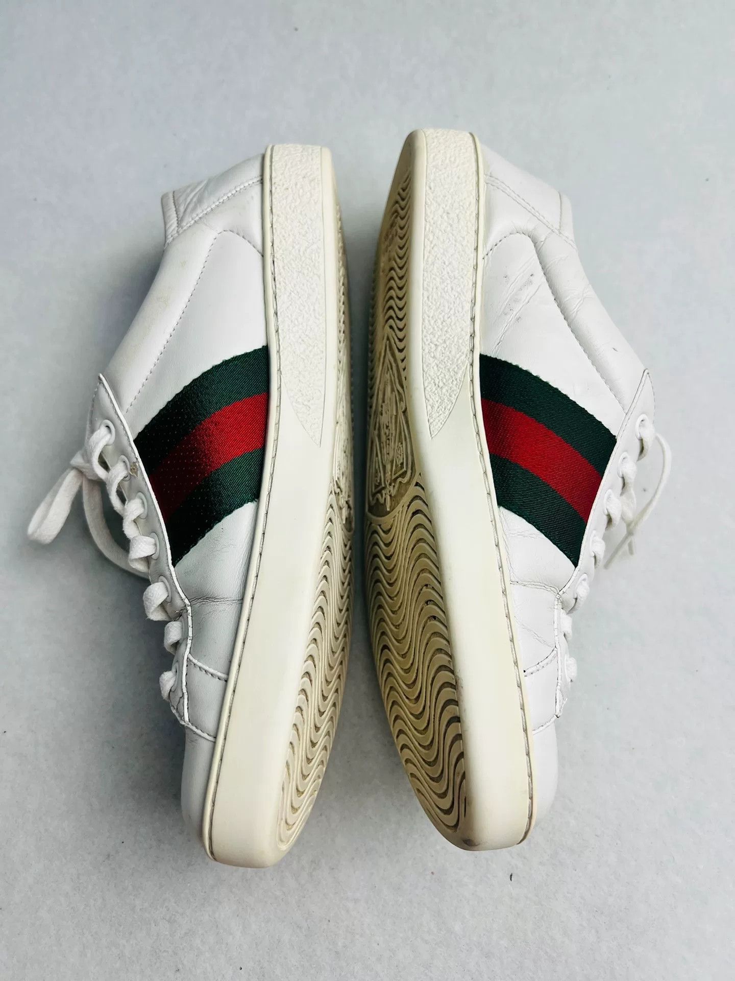 Gucci Gucci White Lowtop Sneakers 8 Men Size US 8 / EU 41 - 3 Thumbnail