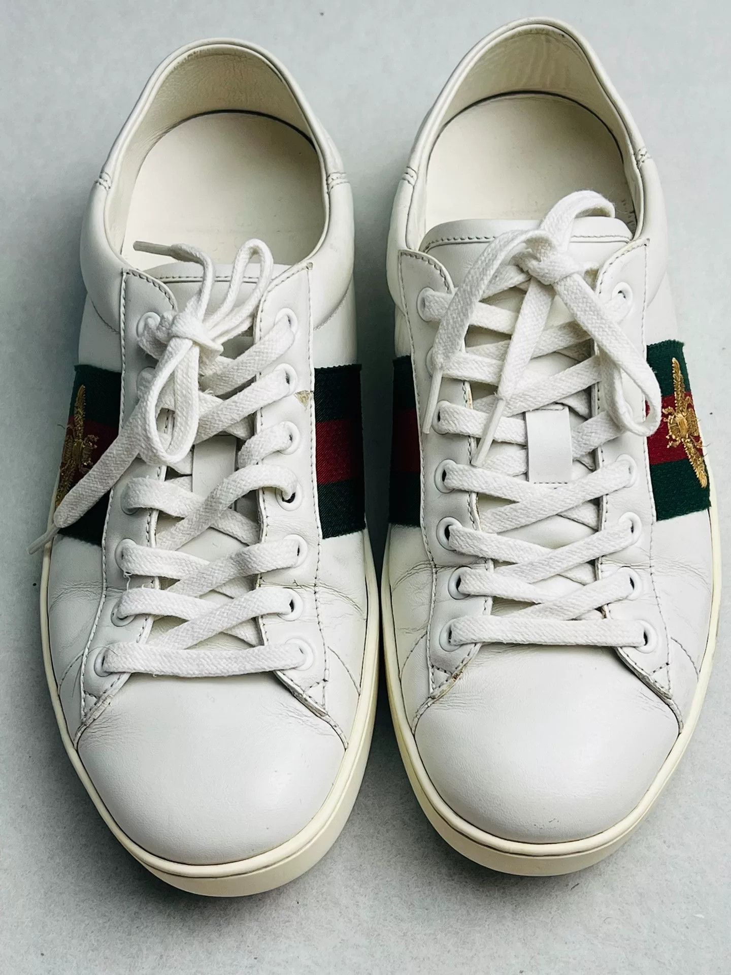 Gucci Gucci White Lowtop Sneakers 8 Men Size US 8 / EU 41 - 2 Thumbnail