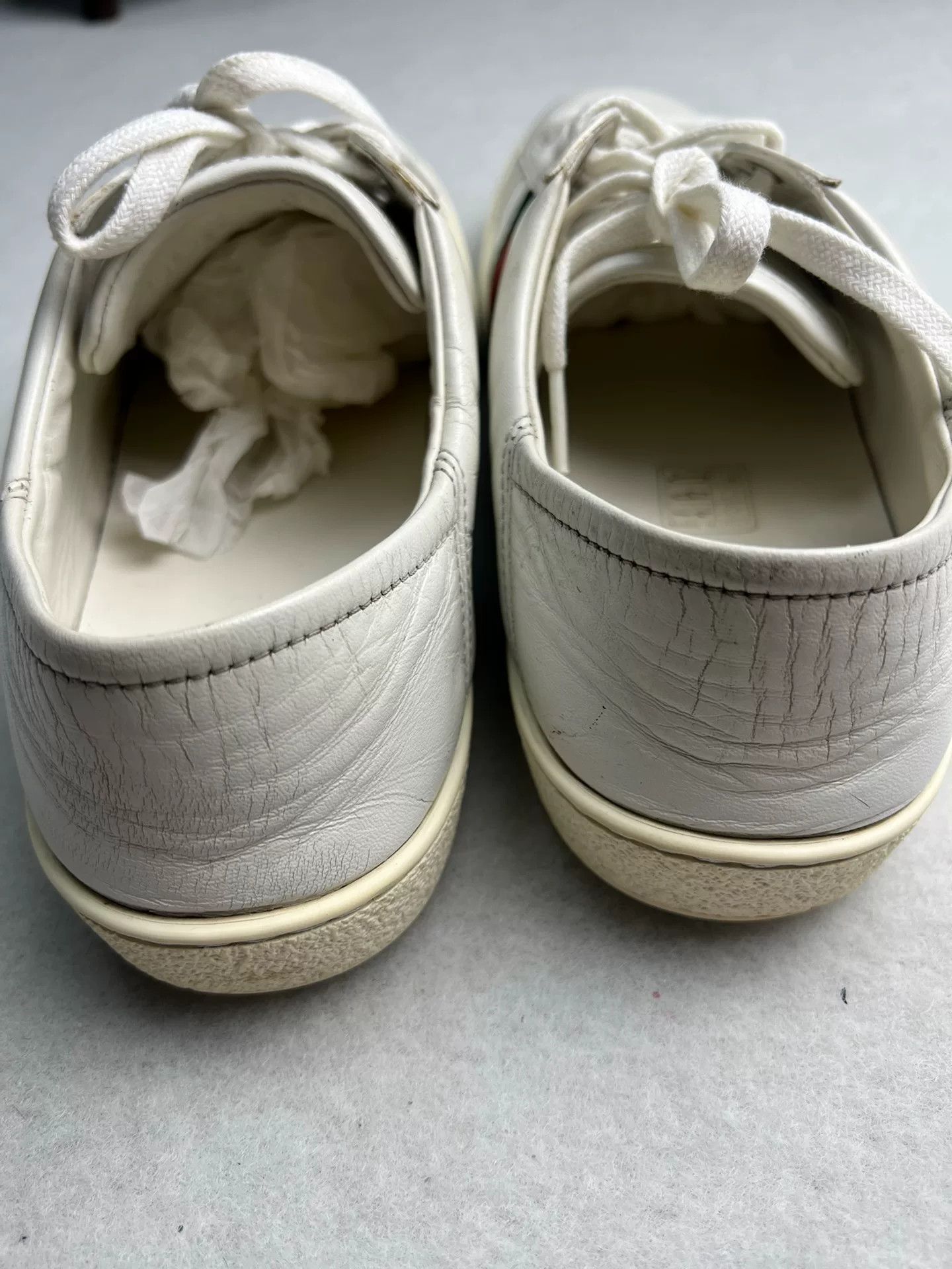 Gucci Gucci White Lowtop Sneakers 8 Men Size US 8 / EU 41 - 5 Thumbnail