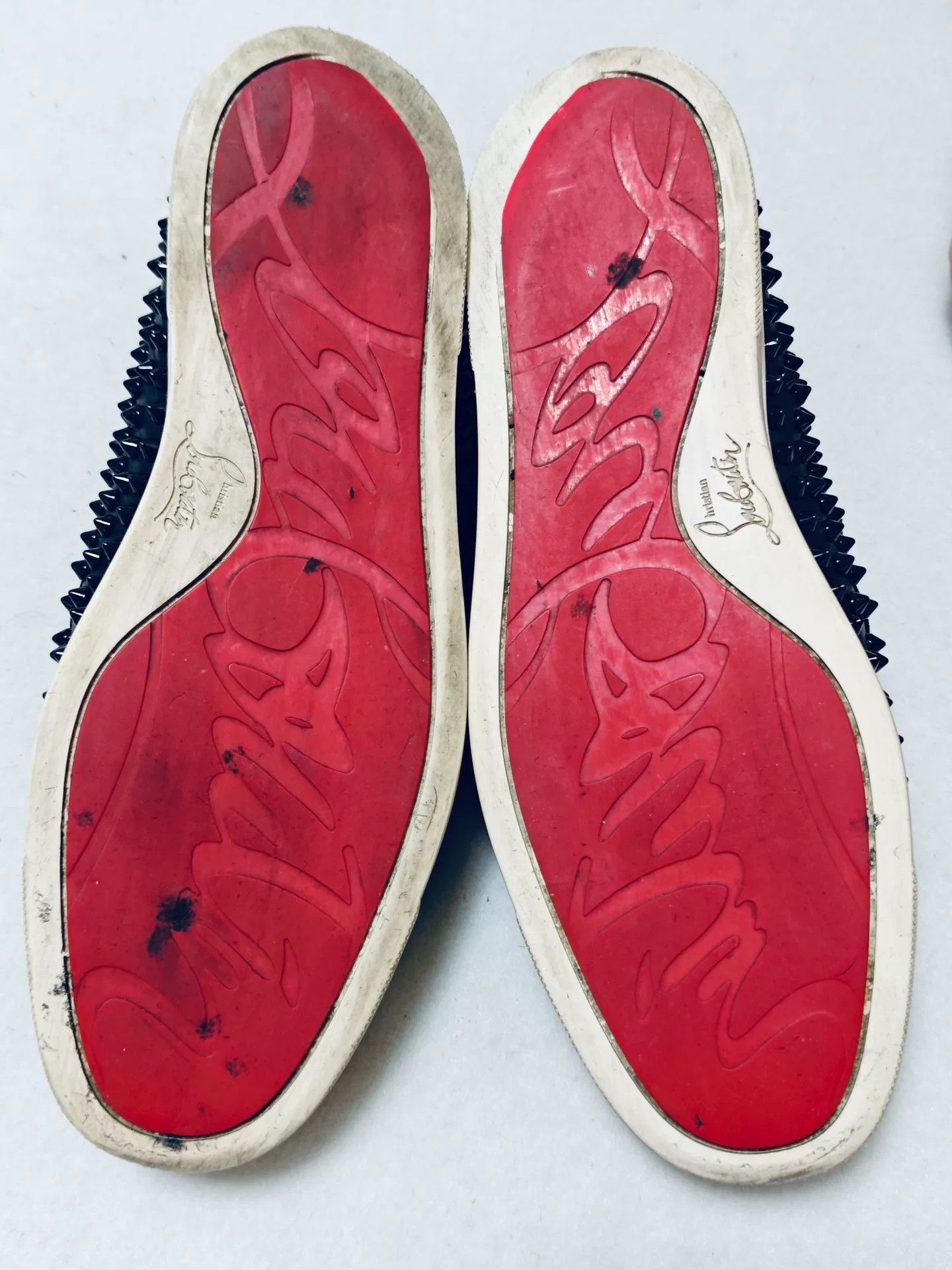 Christian Louboutin Christian Louboutin Black Lowtop Sneakers 9.5 Men Size US 9.5 / EU 42-43 - 4 Thumbnail