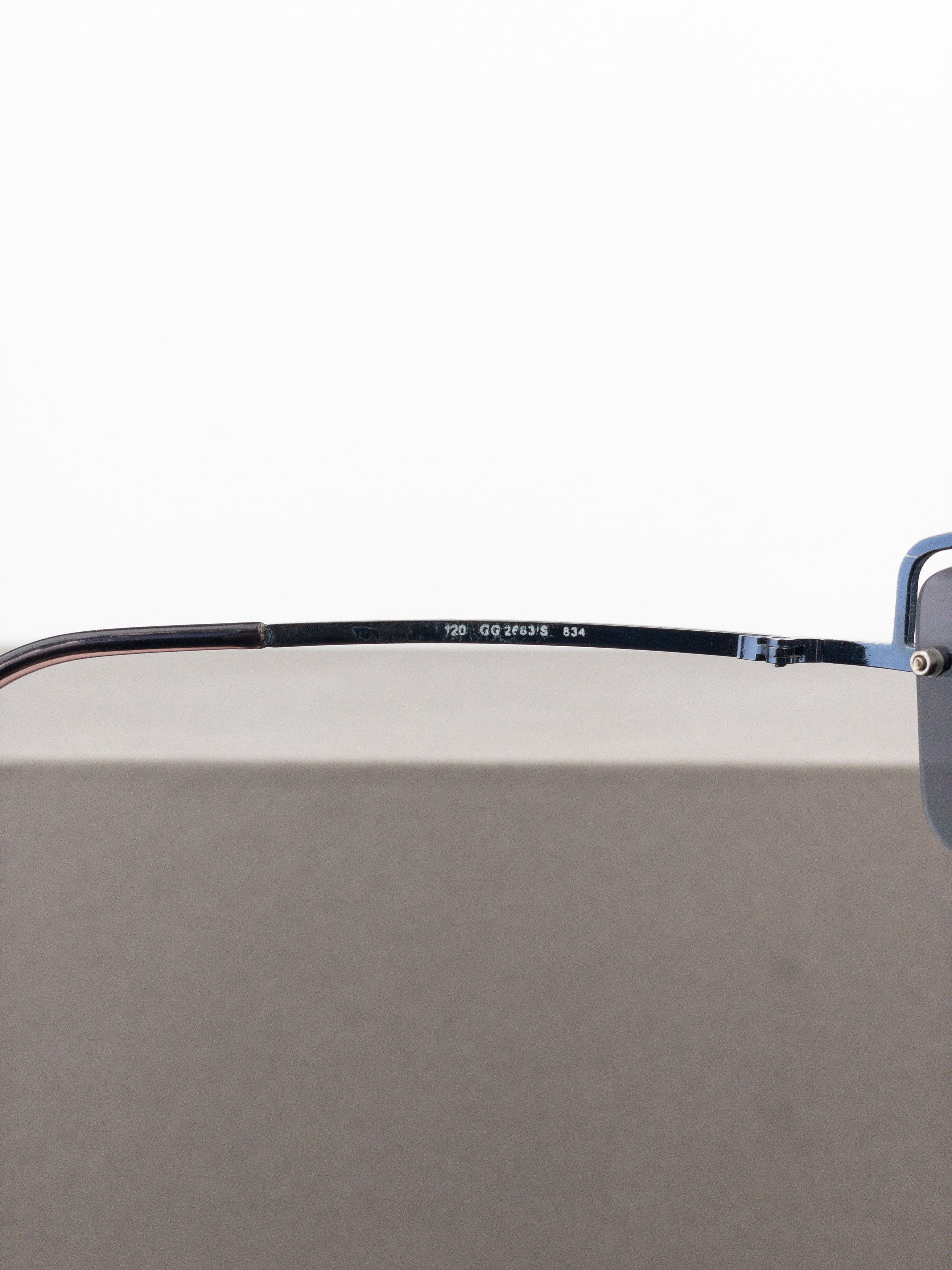 Gucci by Tom Ford 2000s GG2683/S Wrap Mask Shield Sunglasses Size ONE SIZE - 12 Thumbnail