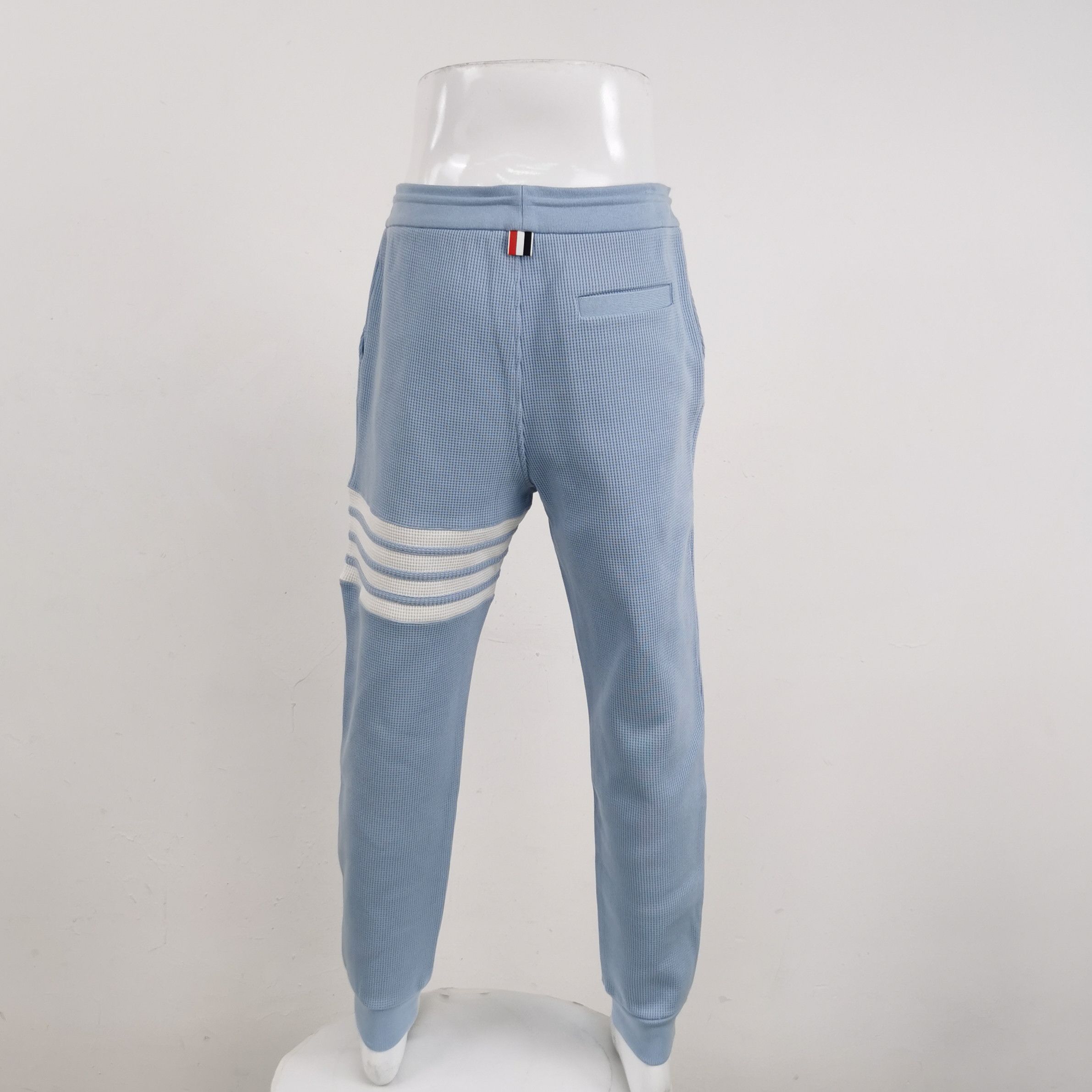 Thom Browne Thom Browne Waffle Knit 4-Bar Sweatpants Size 3 Size US 34 / EU 50 - 2 Thumbnail