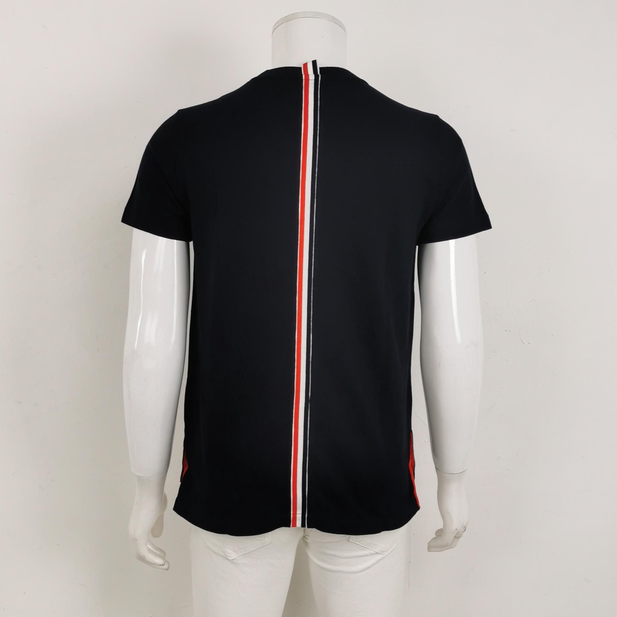Thom Browne Thom Browne Pique RWB Stripe T-Shirt Size 1 Size US S / EU 44-46 / 1 - 2 Thumbnail