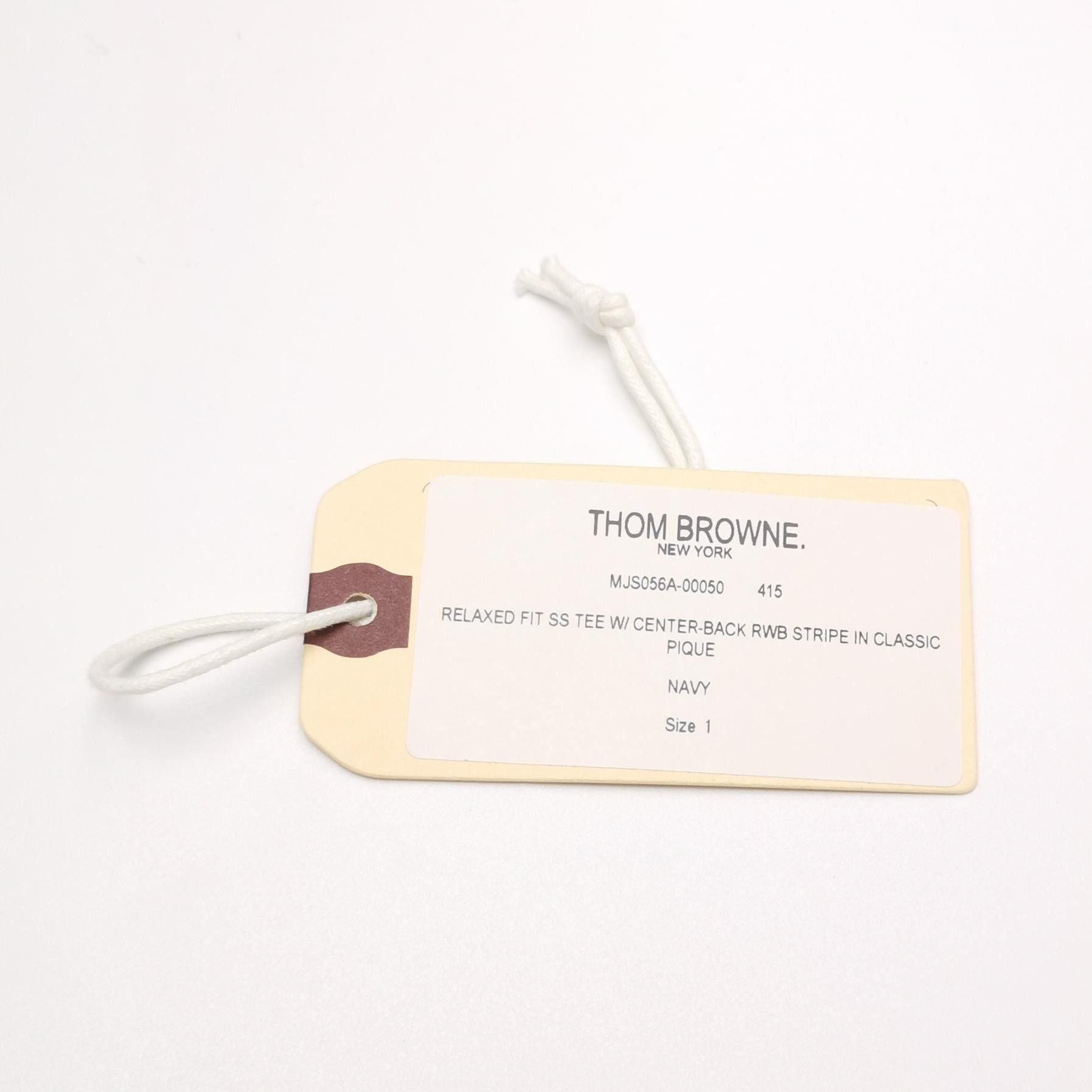 Thom Browne Thom Browne Pique RWB Stripe T-Shirt Size 1 Size US S / EU 44-46 / 1 - 5 Thumbnail