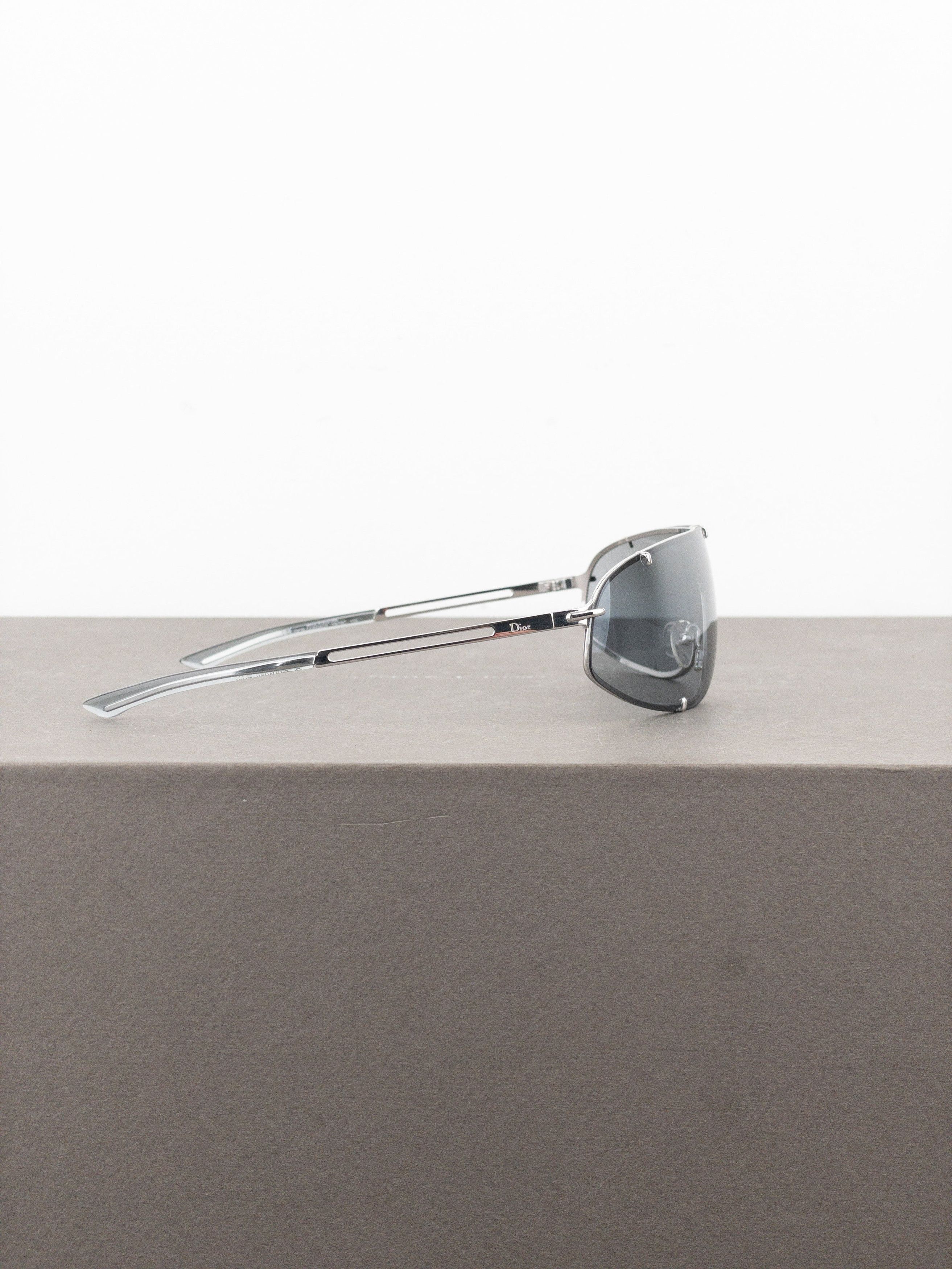 Dior by Galliano AW00 ‘Cossack’ Wrap Mask Shield Sunglasses Size ONE SIZE - 4 Thumbnail