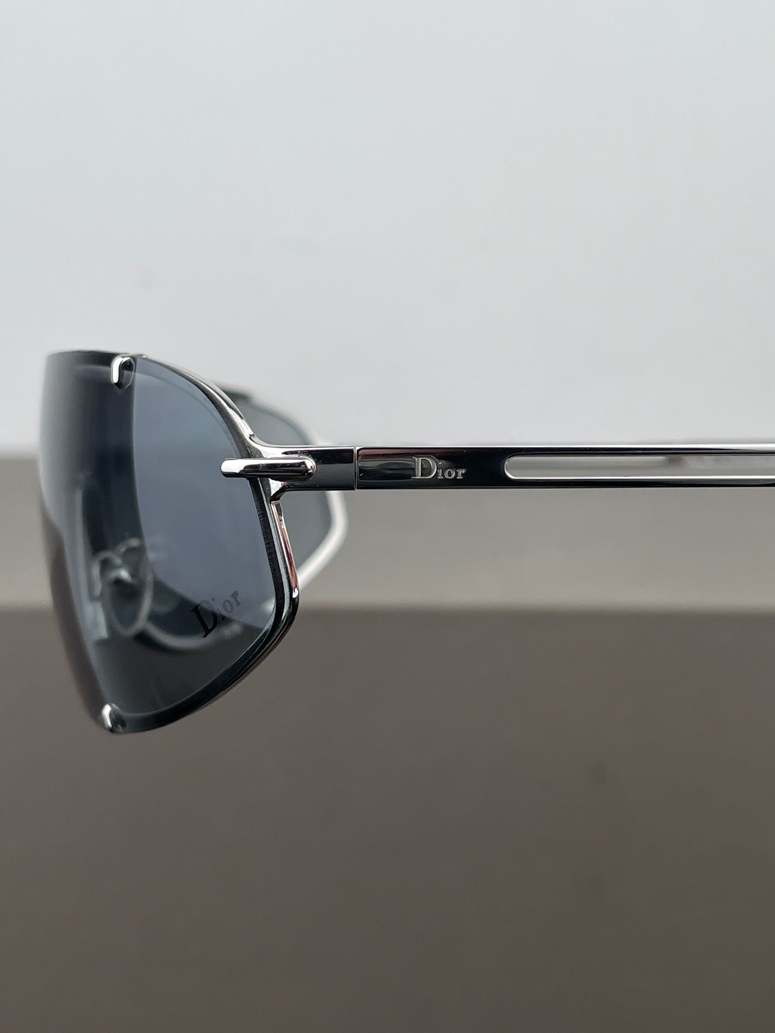 Dior by Galliano AW00 ‘Cossack’ Wrap Mask Shield Sunglasses Size ONE SIZE - 8 Thumbnail