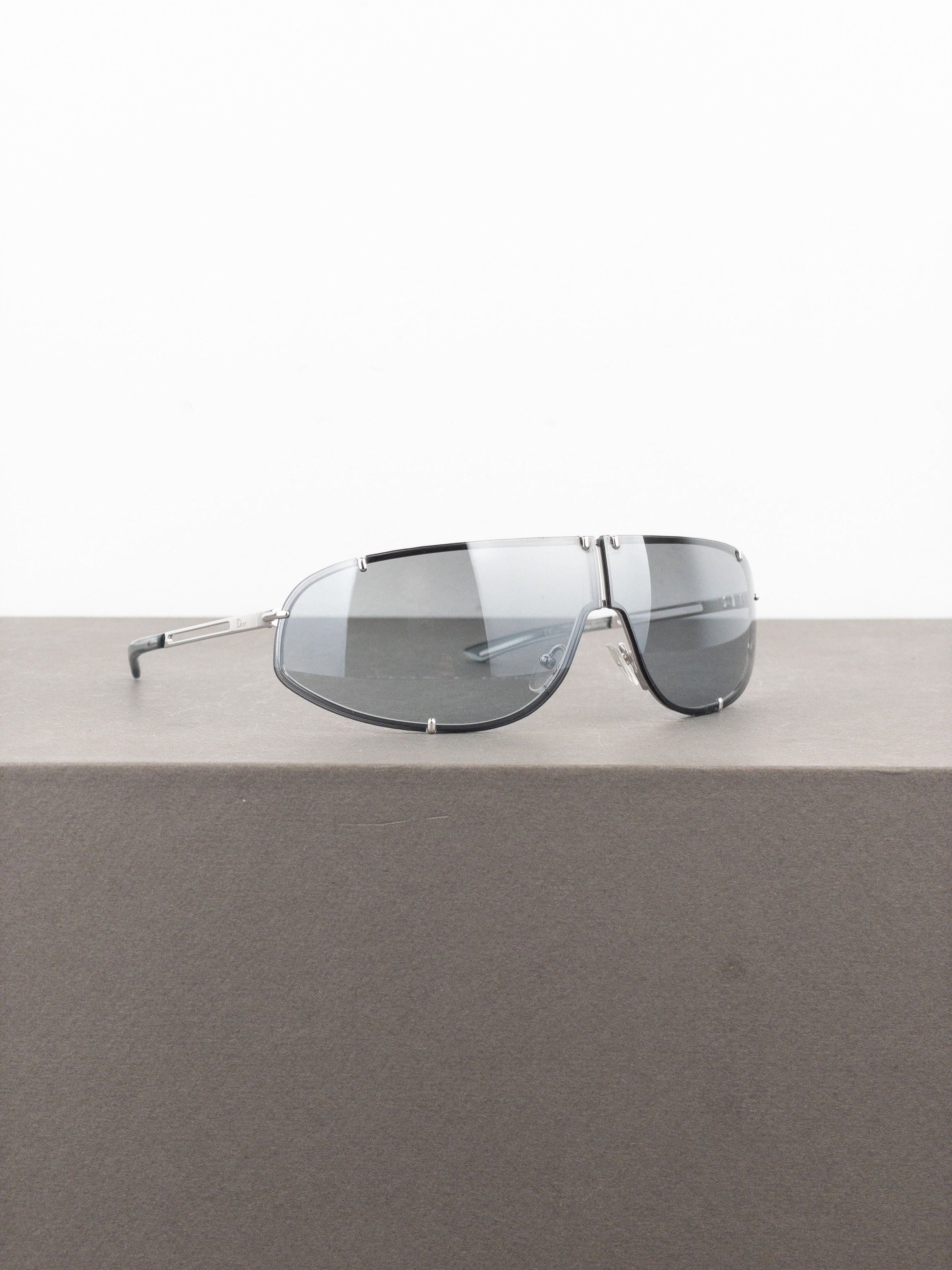 Dior by Galliano AW00 ‘Cossack’ Wrap Mask Shield Sunglasses Size ONE SIZE - 3 Thumbnail