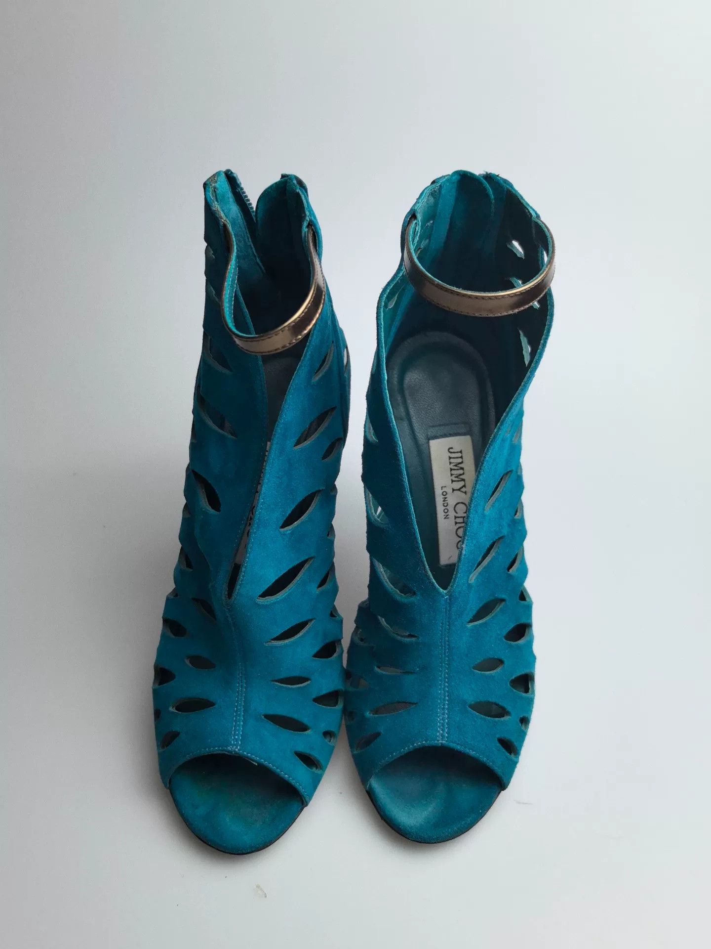 Jimmy Choo Jimmy Choo Green Sandals us_5 Women Size US 5 / IT 35 - 3 Thumbnail