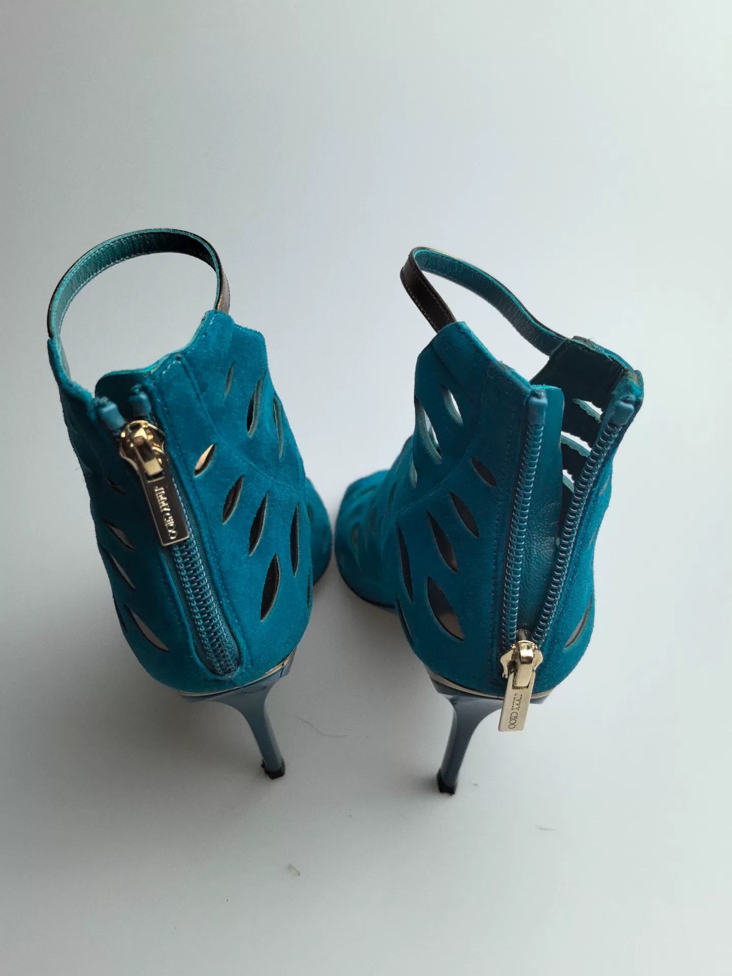 Jimmy Choo Jimmy Choo Green Sandals us_5 Women Size US 5 / IT 35 - 4 Thumbnail