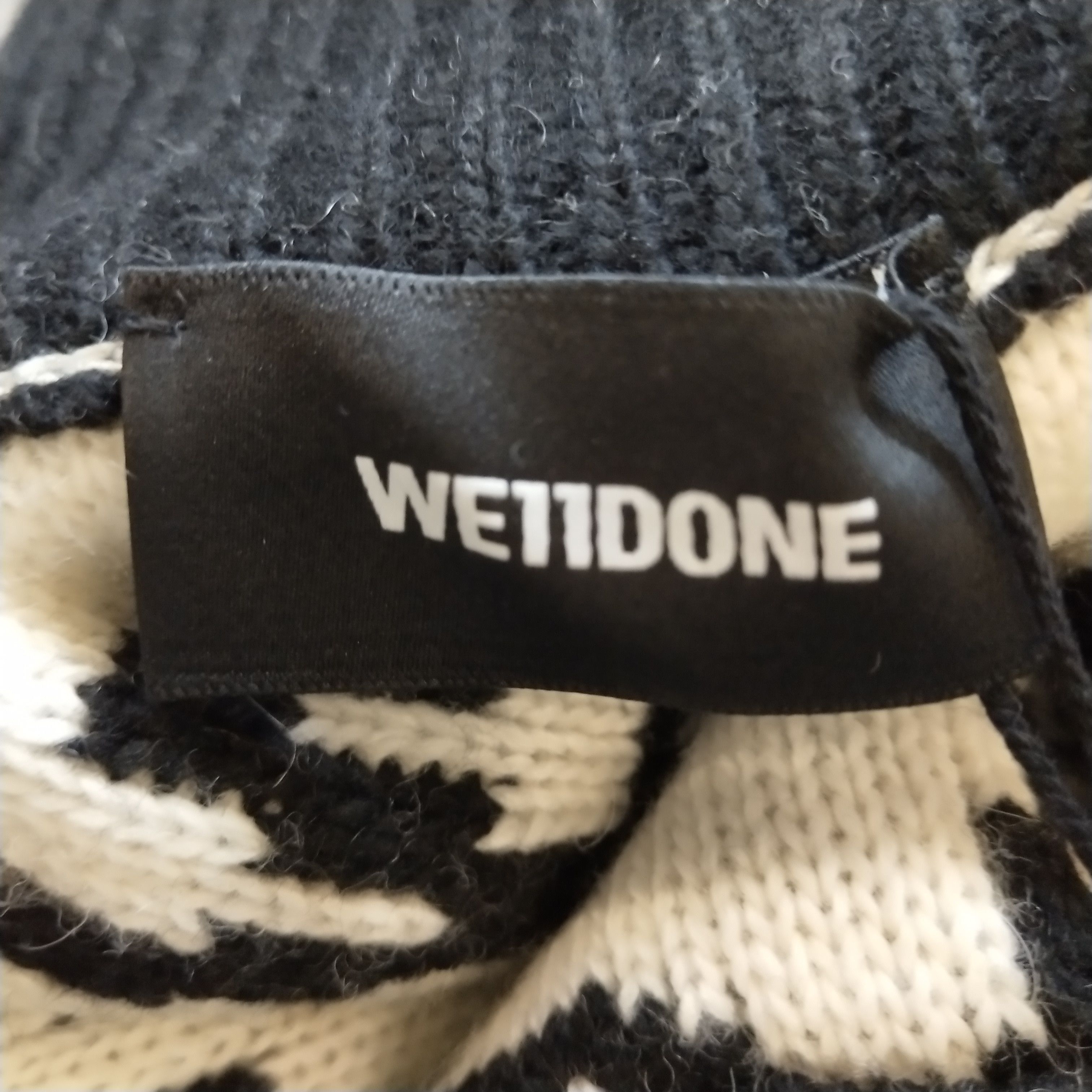 WE11DONE We11done All-over Logo Knit Sweater Size S Size US S / EU 44-46 / 1 - 6 Thumbnail