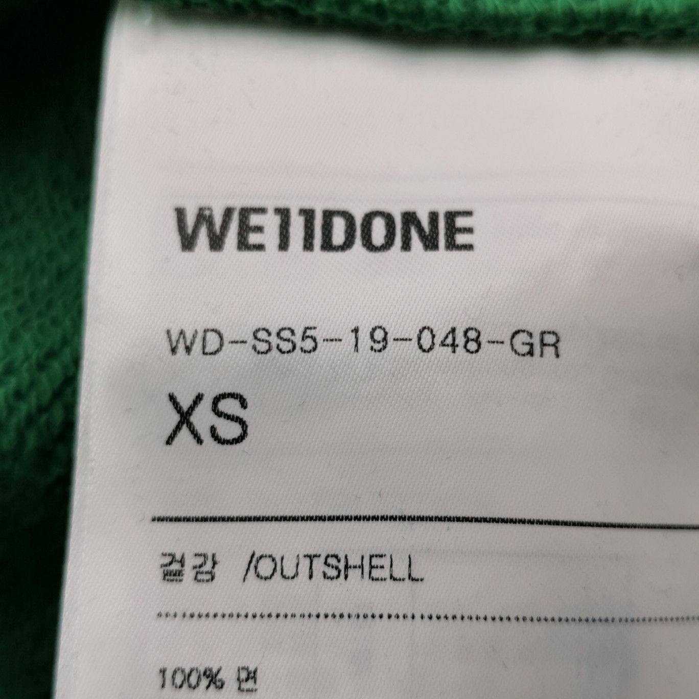 WE11DONE We11done Logo Print Crewneck Sweatshirt XS Size US XS / EU 42 / 0 - 6 Thumbnail