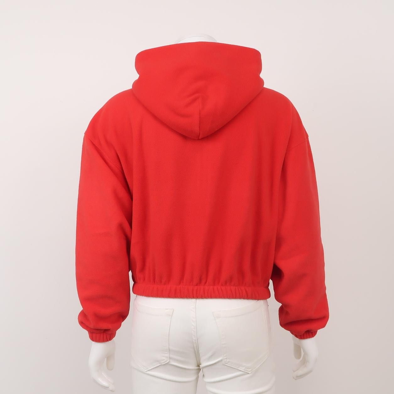 WE11DONE We11done Red Logo Fleece Zip Hoodie S Size US S / EU 44-46 / 1 - 2 Thumbnail