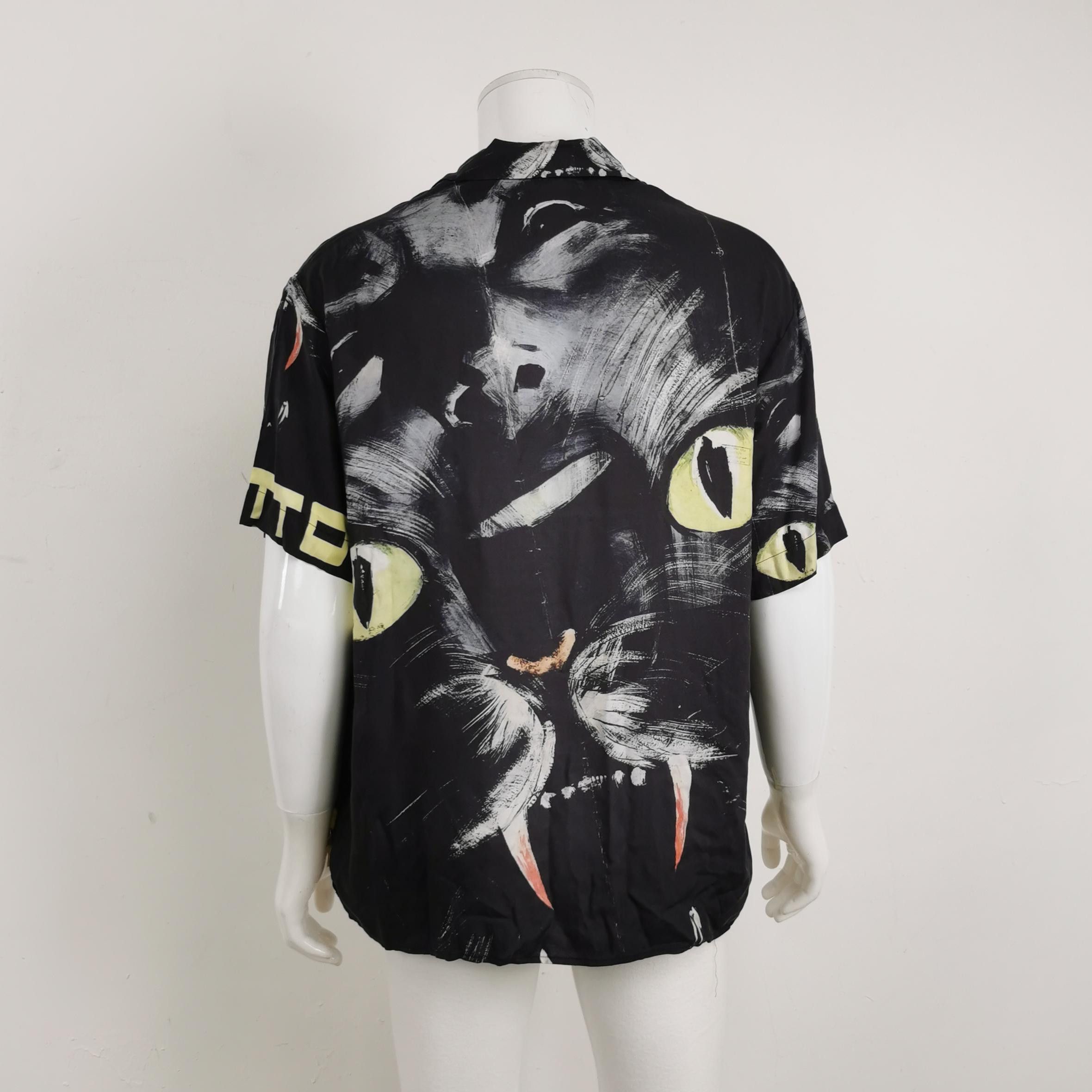 MSGM MSGM x Dario Argento Cat Graphic Shirt Size L Size US L / EU 52-54 / 3 - 2 Thumbnail