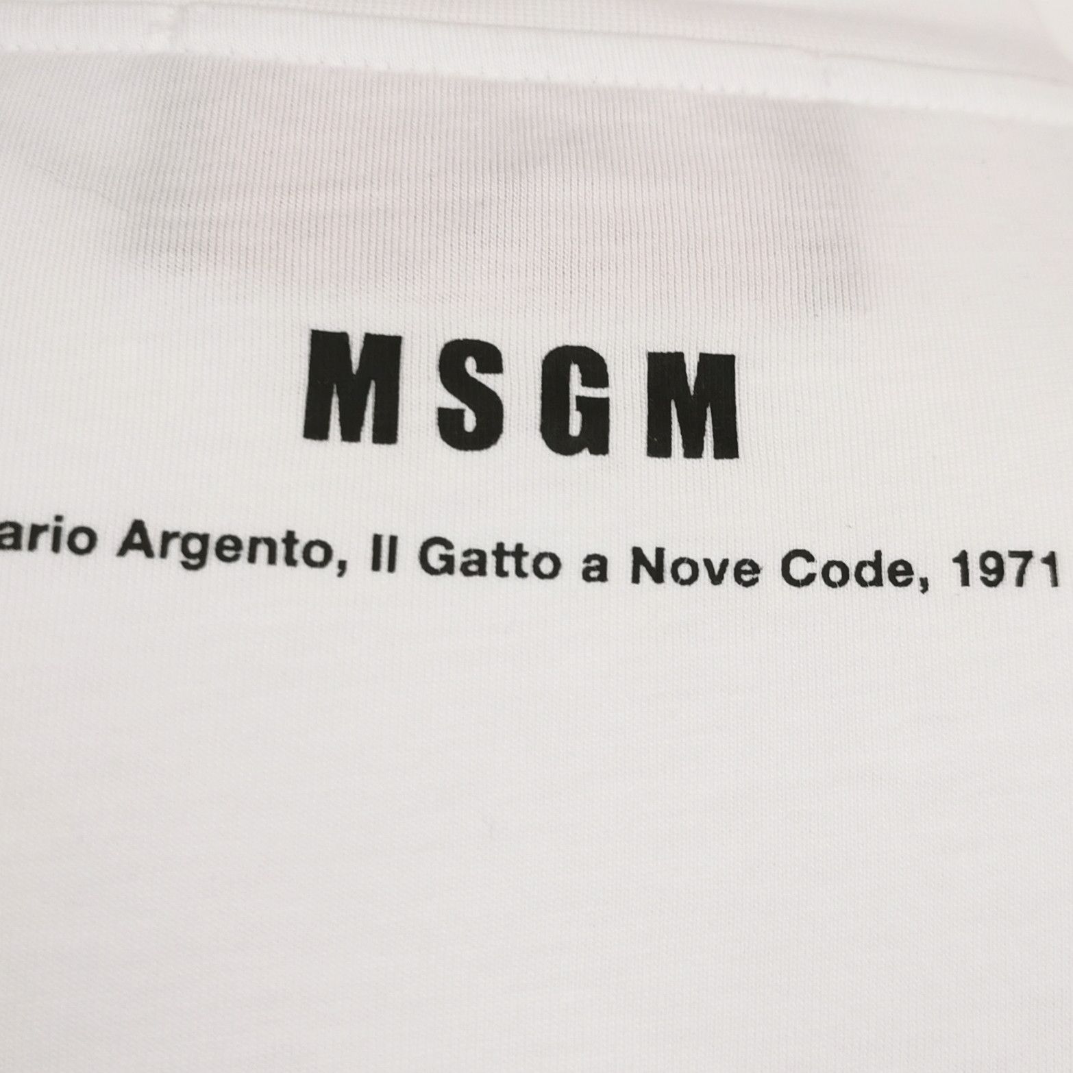 MSGM MSGM x Dario Argento Cat Graphic T-Shirt L Size US L / EU 52-54 / 3 - 3 Thumbnail