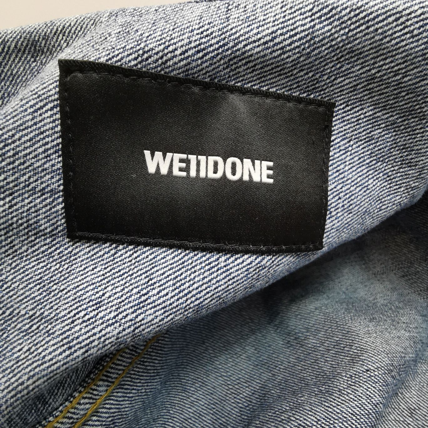 WE11DONE We11done Logo Print Denim Jacket Size S Size US S / EU 44-46 / 1 - 6 Thumbnail