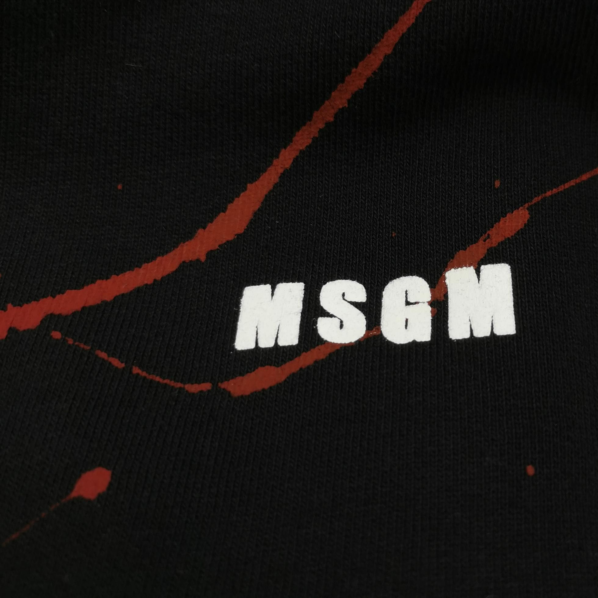 MSGM MSGM x Dario Argento Splatter Print Hoodie Size S Size US S / EU 44-46 / 1 - 3 Thumbnail