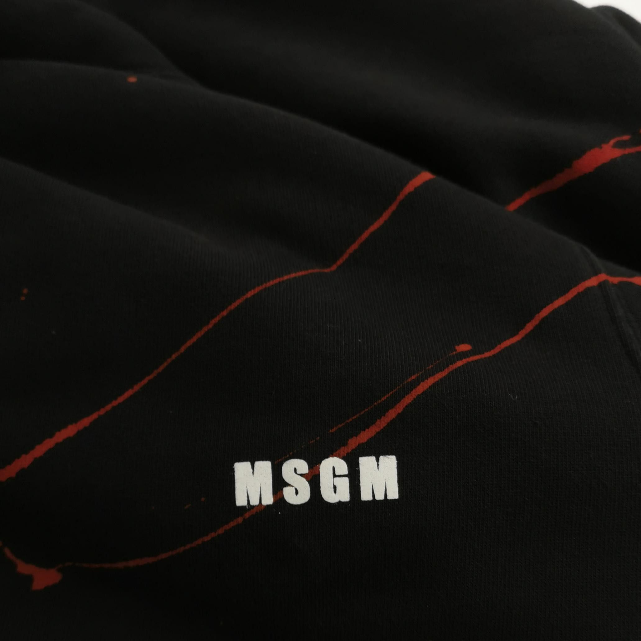 MSGM MSGM x Dario Argento Splatter Hoodie XS Size US XS / EU 42 / 0 - 3 Thumbnail