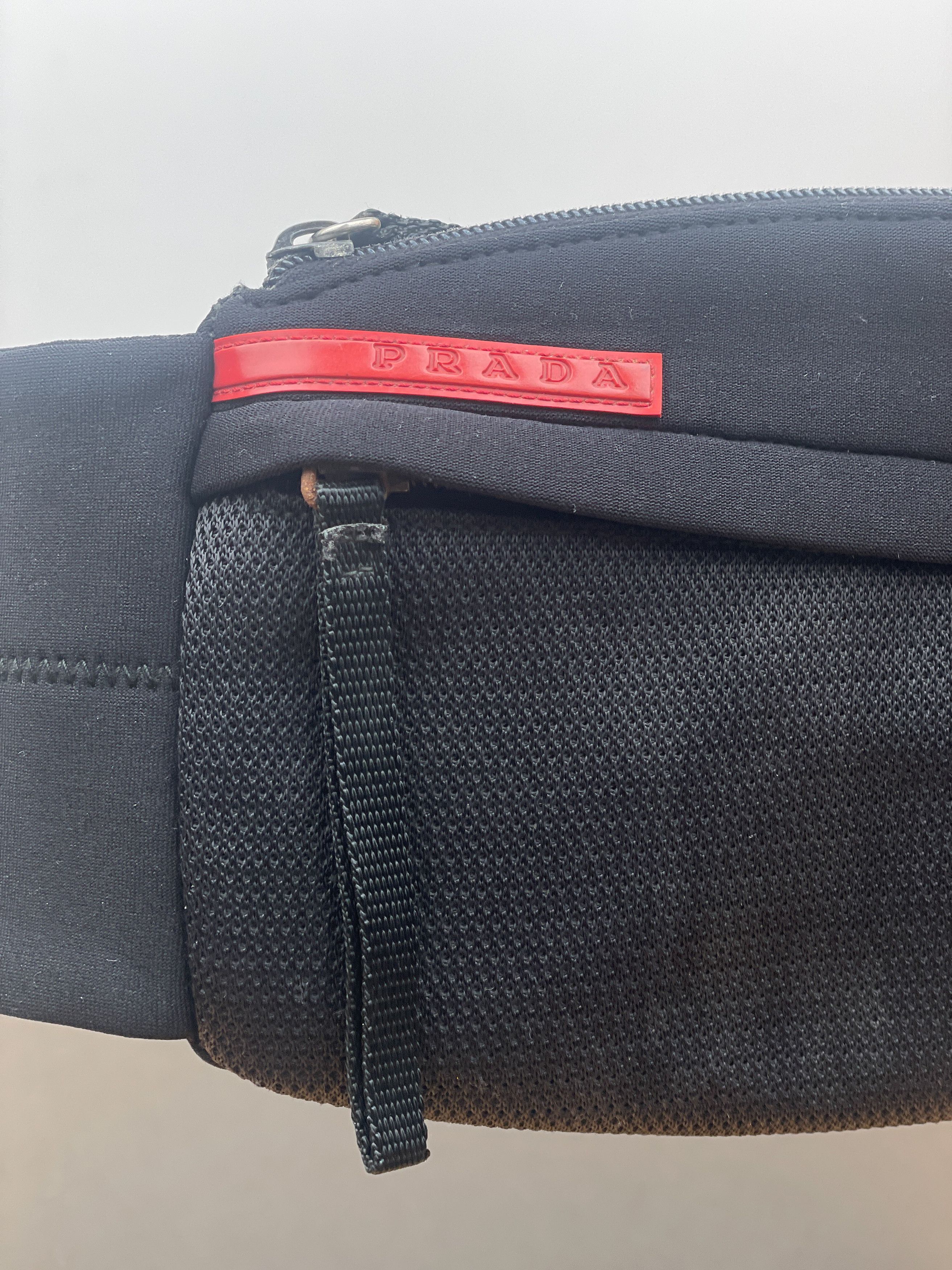 Prada AW99 Linea Rossa Red Tab Belt Waist Bag Size ONE SIZE - 7 Thumbnail