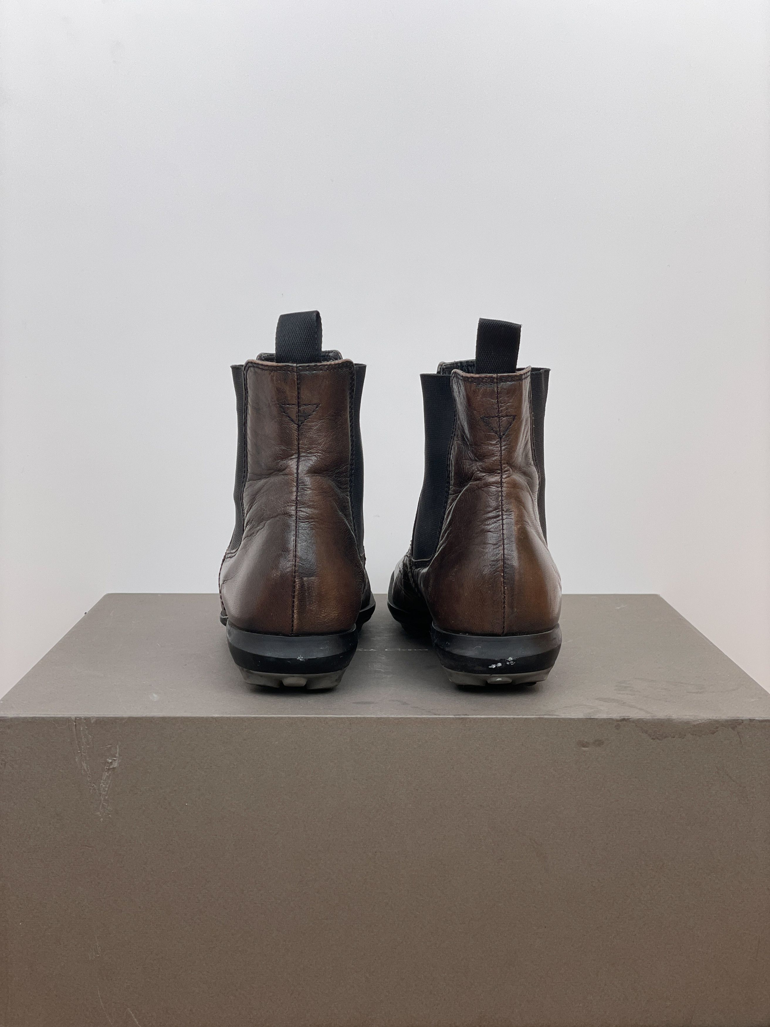 Miu Miu SS99 Square-Toe Spike-Sole Brogue Chelsea Boots Size US 7 / EU 40 - 6 Thumbnail