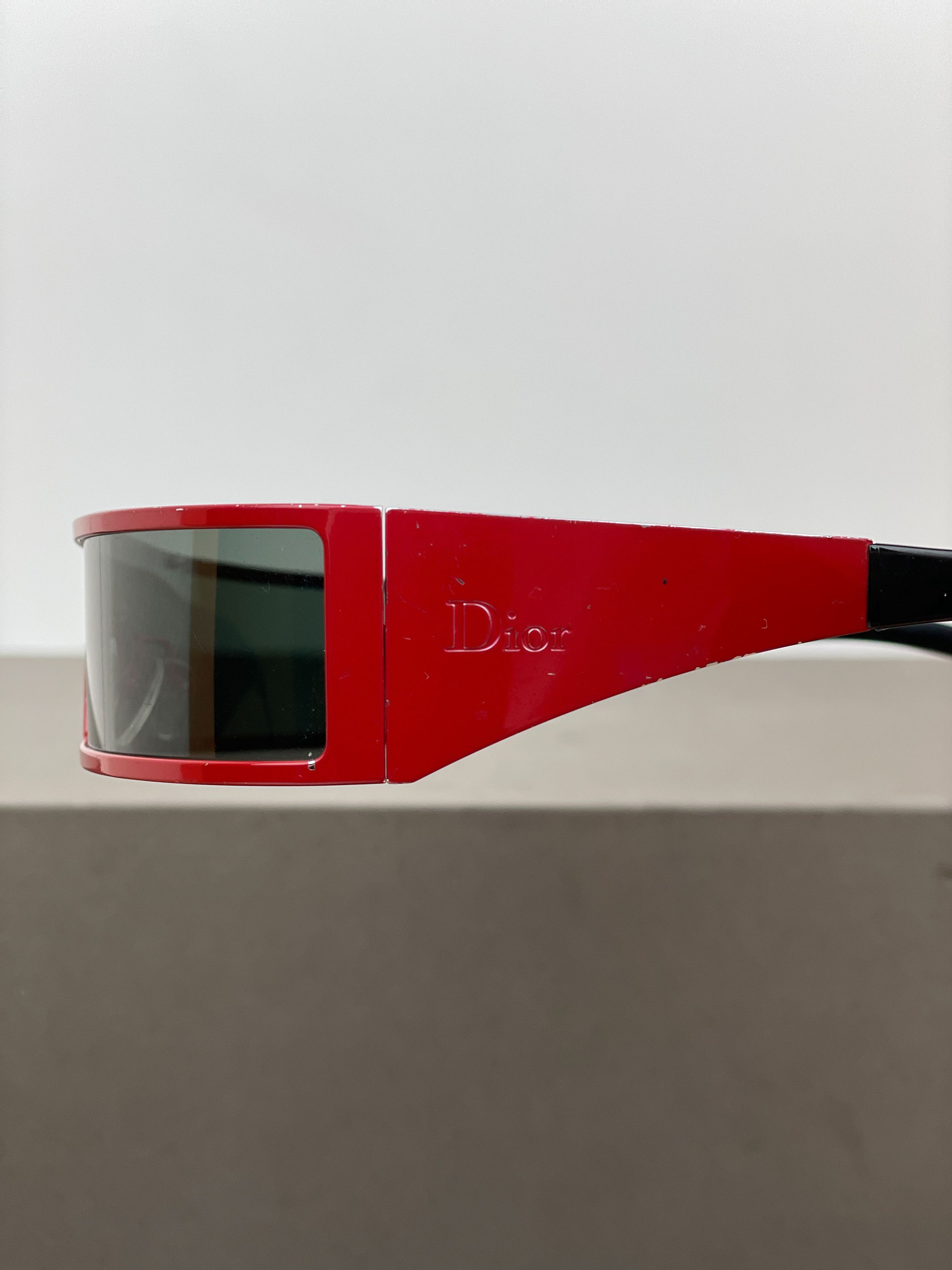Dior by John Galliano SS03 Punk Wrap Mask Sunglasses Size ONE SIZE - 7 Thumbnail