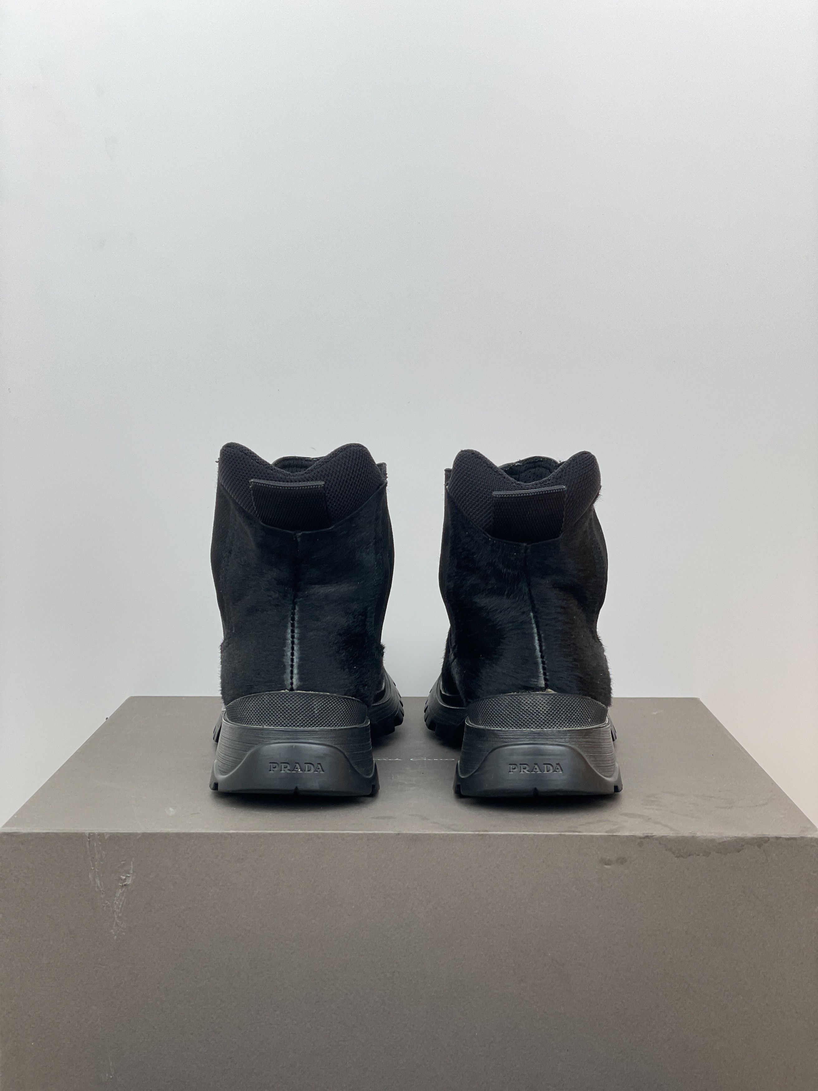 Prada AW99 Brixxen Pony Hair Chelsea Boots Size US 8 / IT 38 - 6 Thumbnail