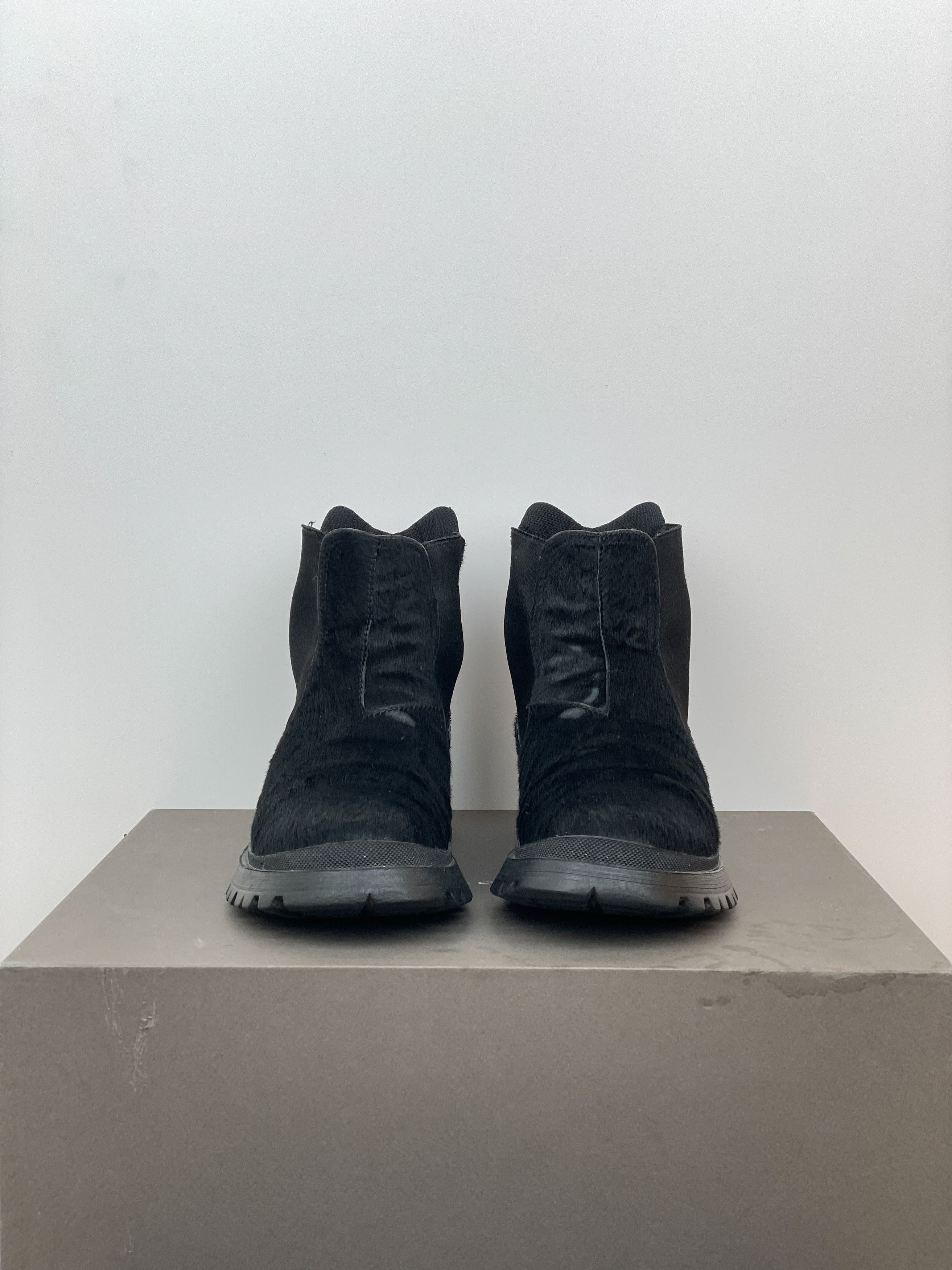 Prada AW99 Brixxen Pony Hair Chelsea Boots Size US 8 / IT 38 - 5 Thumbnail