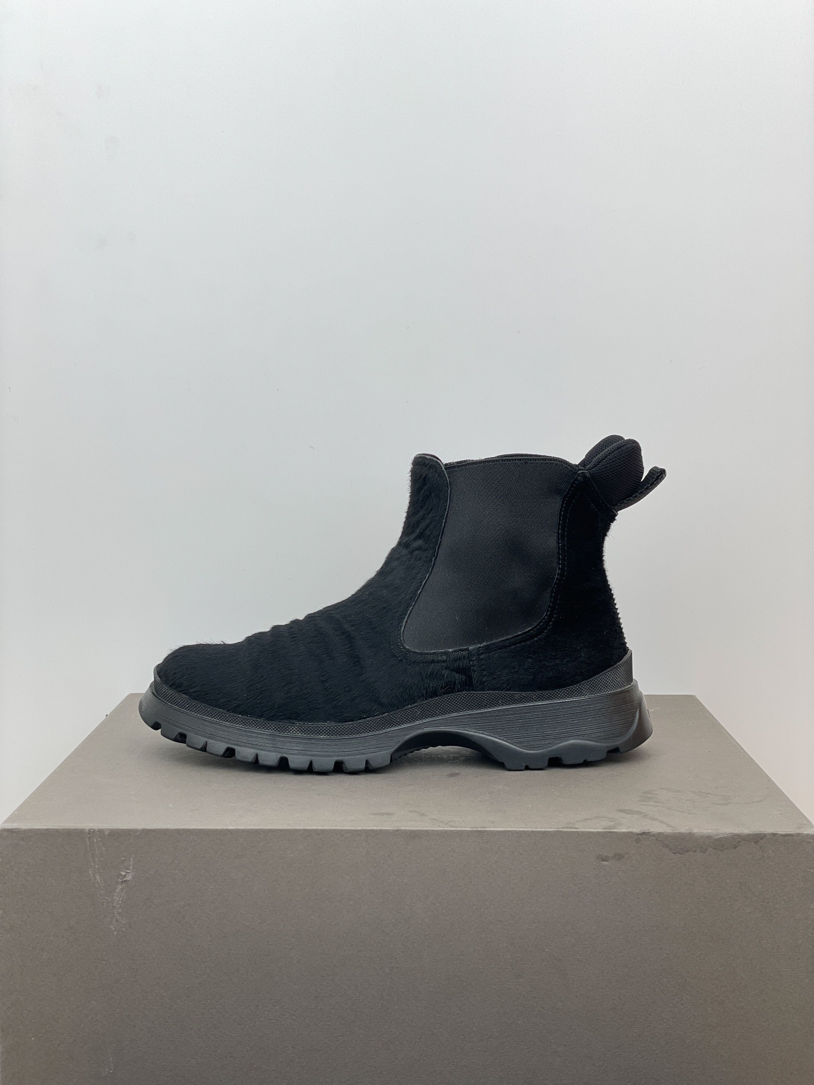 Prada AW99 Brixxen Pony Hair Chelsea Boots Size US 8 / IT 38 - 3 Thumbnail