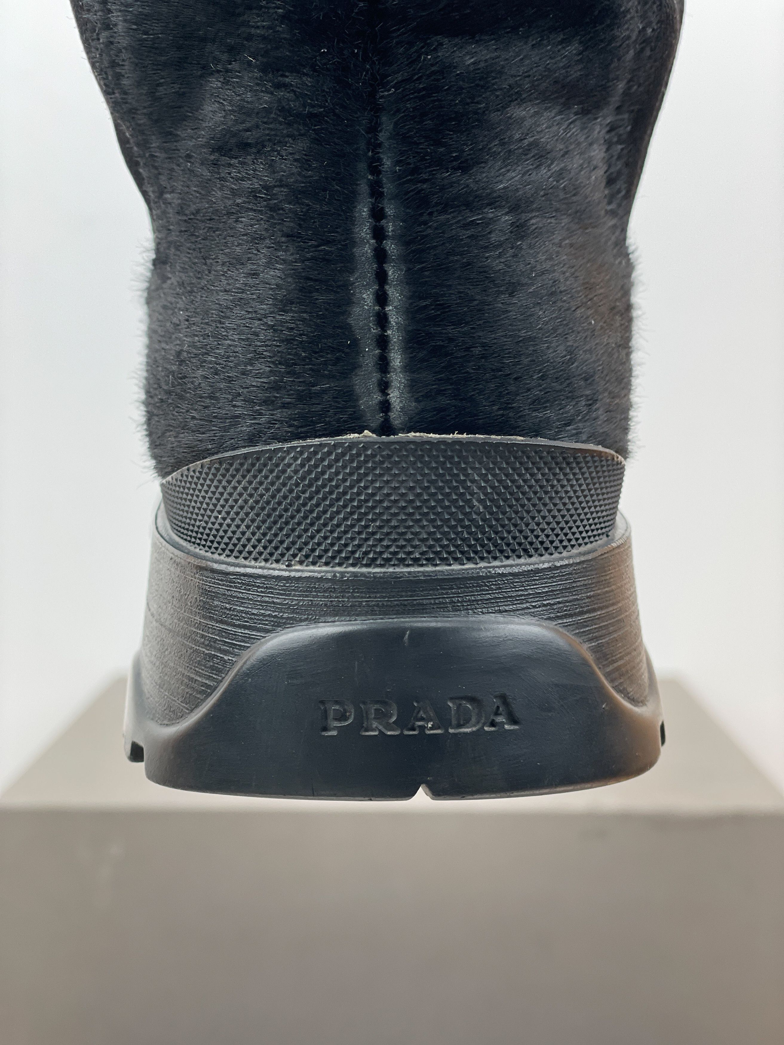 Prada AW99 Brixxen Pony Hair Chelsea Boots Size US 8 / IT 38 - 9 Thumbnail