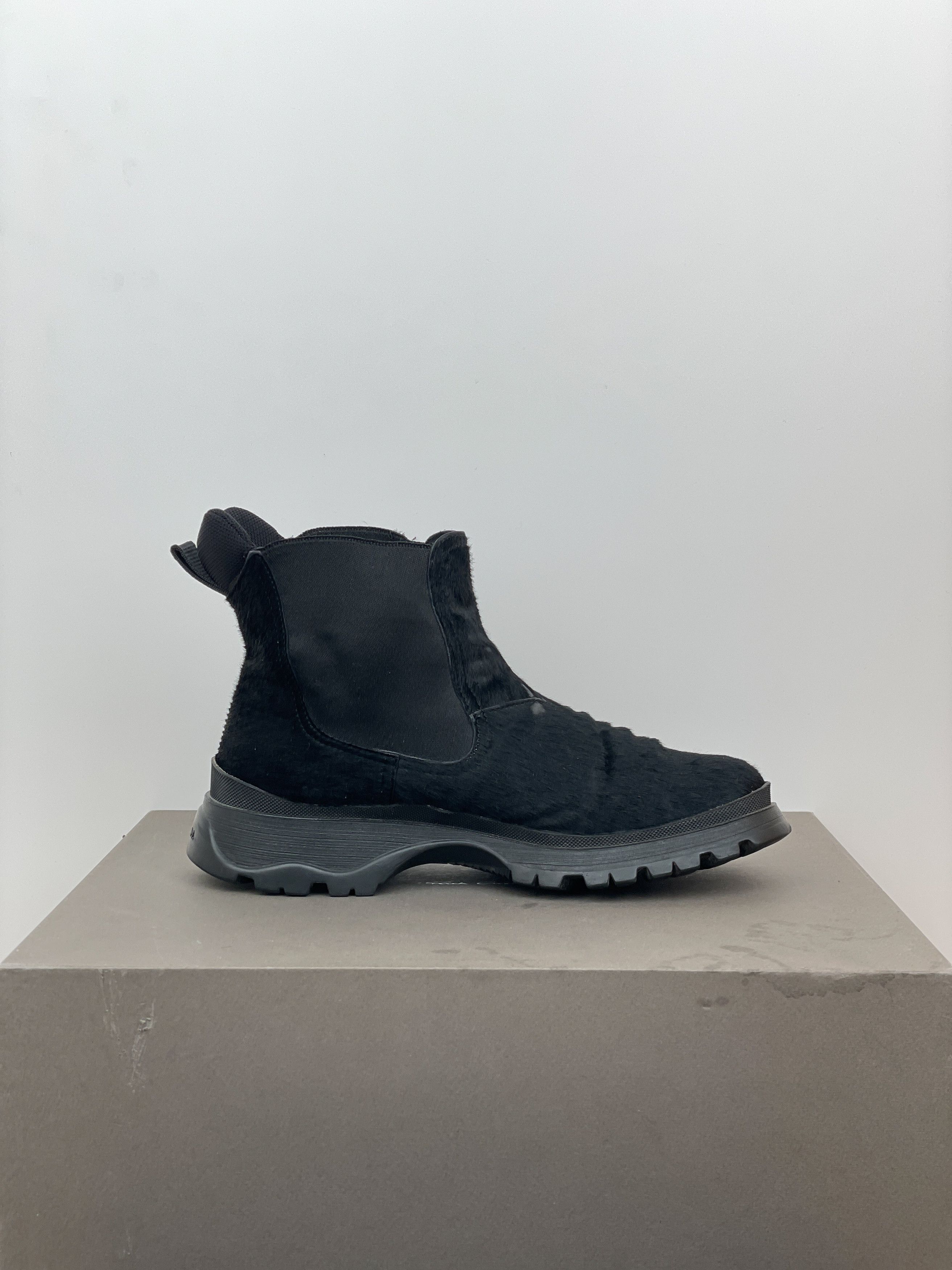 Prada AW99 Brixxen Pony Hair Chelsea Boots Size US 8 / IT 38 - 4 Thumbnail