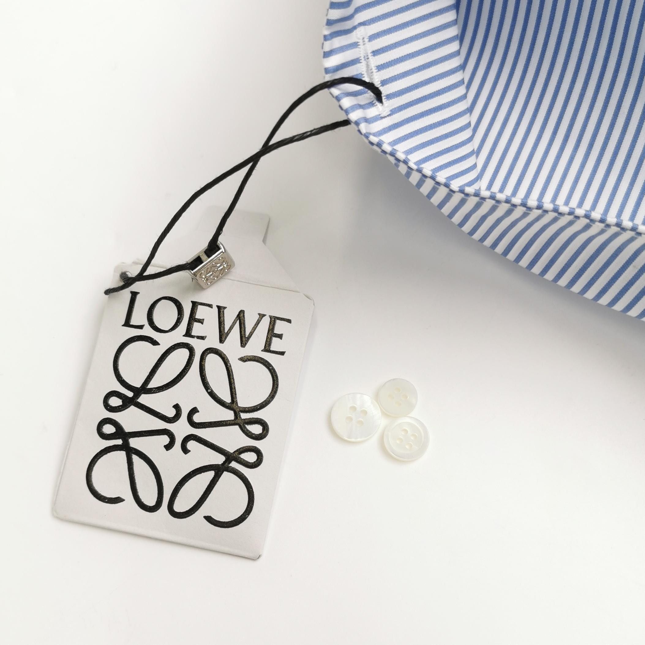 Loewe Loewe Panelled Stripe Button Up Shirt Size M Size US M / EU 48-50 / 2 - 3 Thumbnail