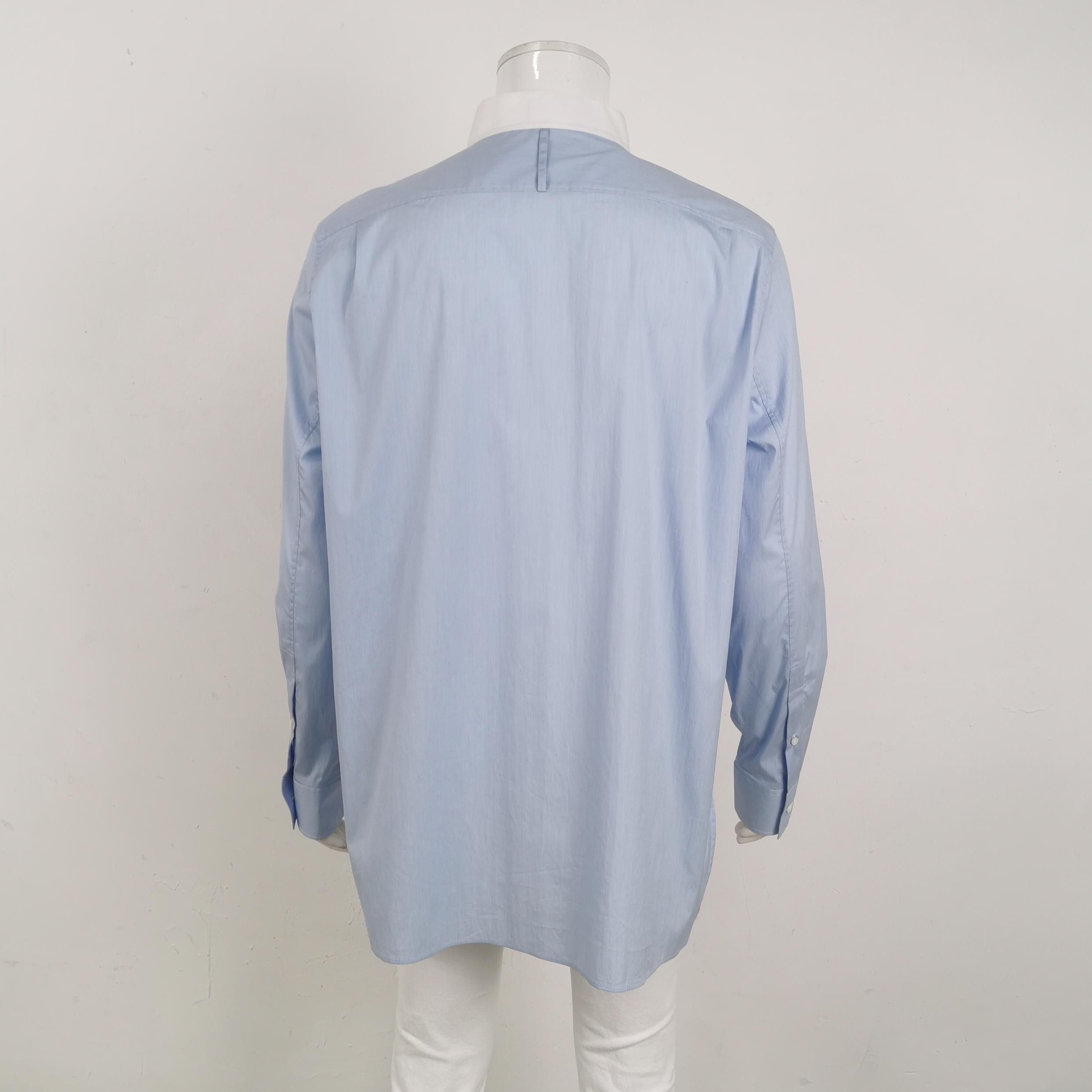 Loewe Loewe Asymmetric Panel Striped Shirt XL Size US XL / EU 56 / 4 - 2 Thumbnail