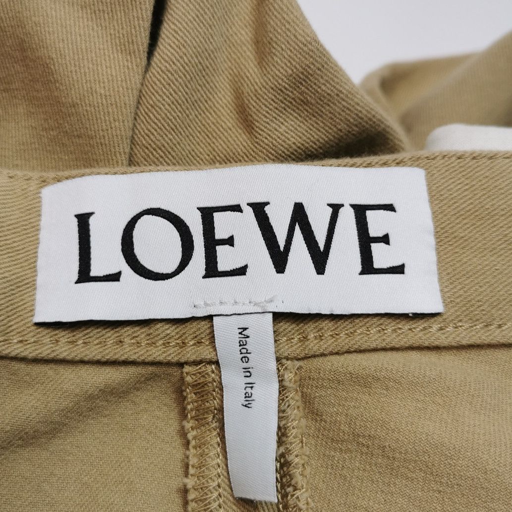 Loewe Loewe Contrast Cuff Cotton Straight-Leg Pants Size 50 Size US 34 / EU 50 - 7 Thumbnail