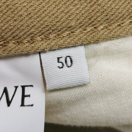 Loewe Loewe Contrast Cuff Cotton Straight-Leg Pants Size 50 Size US 34 / EU 50 - 8 Thumbnail
