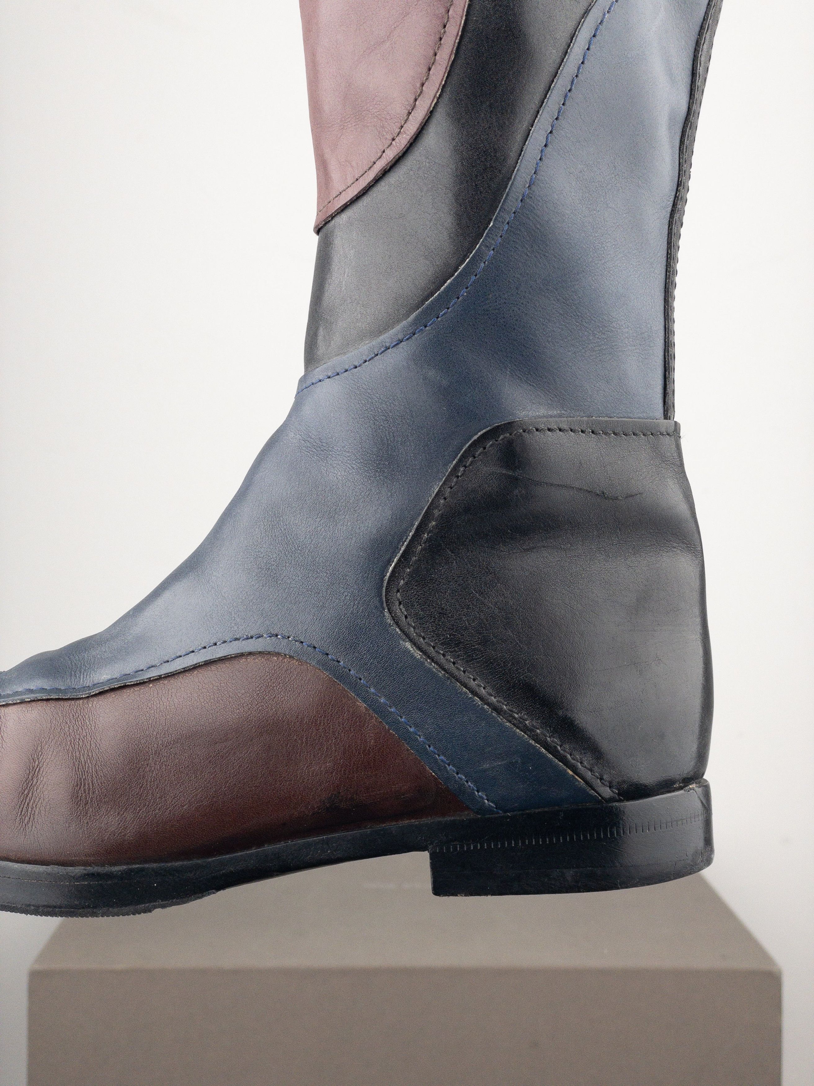 Miu Miu AW08 Knee-High Biker Riding Boots Size US 5 / IT 35 - 8 Thumbnail