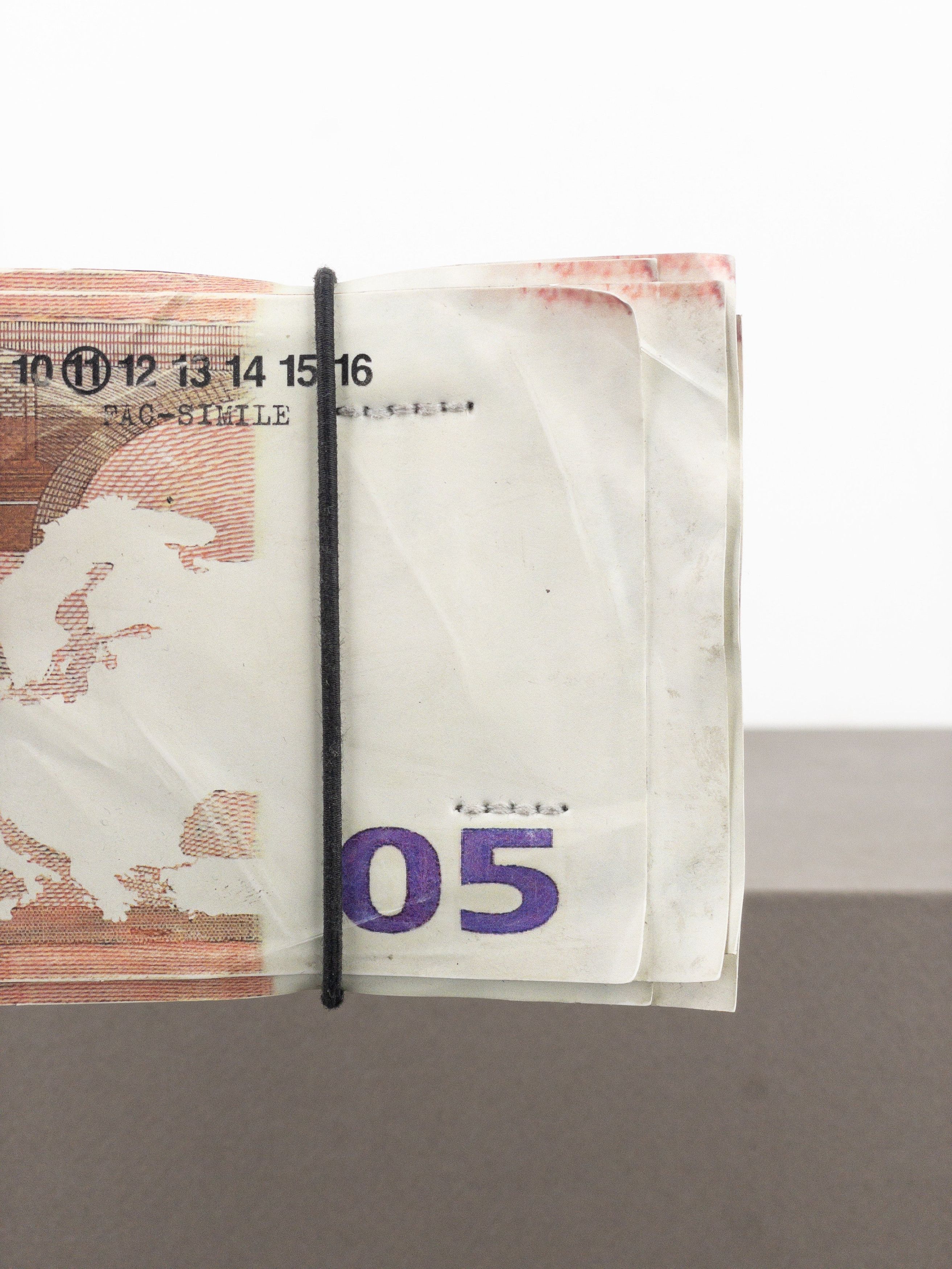 Maison Margiela SS08 Artisanal '05 Euro Bills' Bifold Wallet Size ONE SIZE - 11 Thumbnail