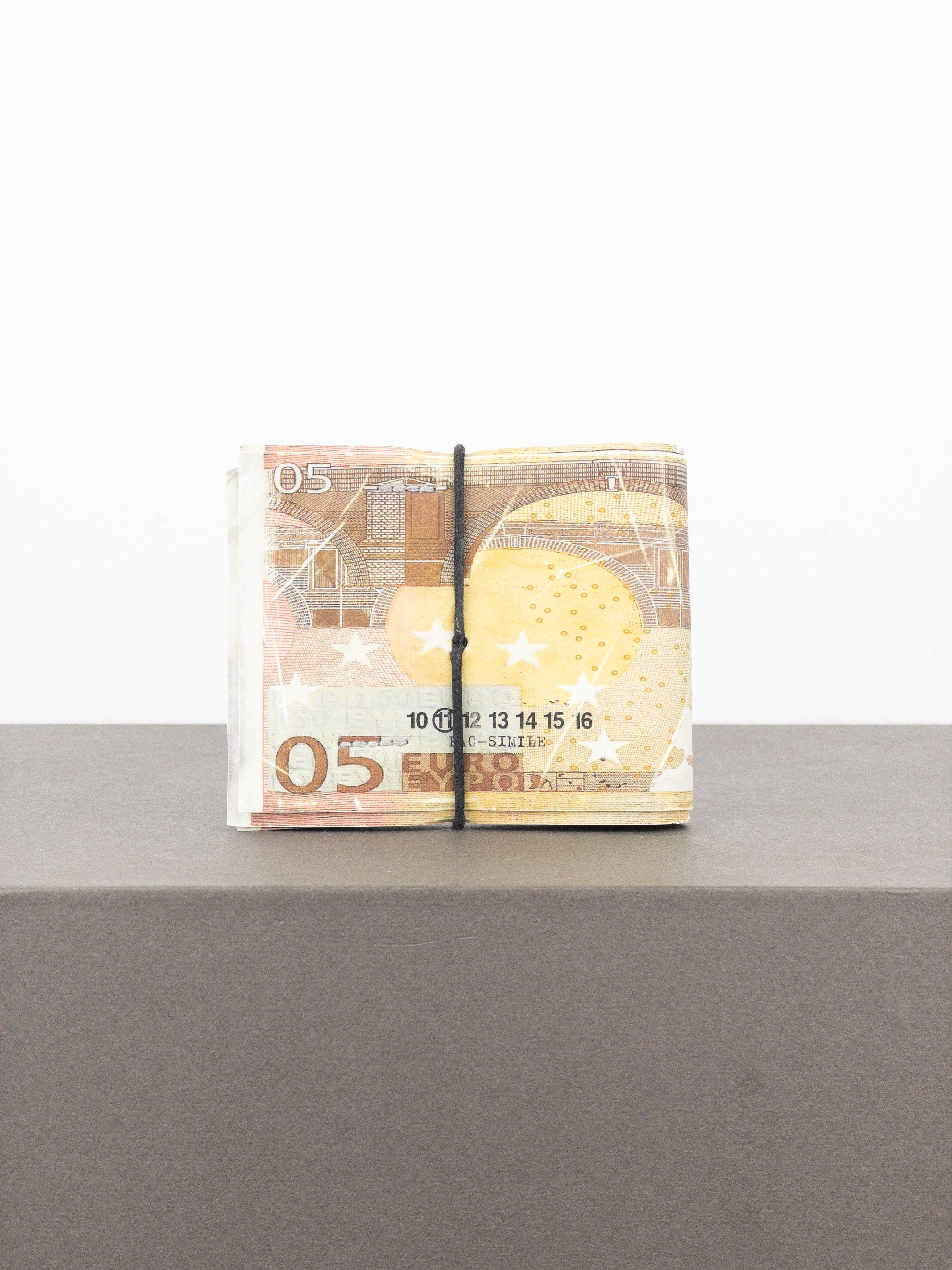 Maison Margiela SS08 Artisanal '05 Euro Bills' Bifold Wallet Size ONE SIZE - 5 Thumbnail