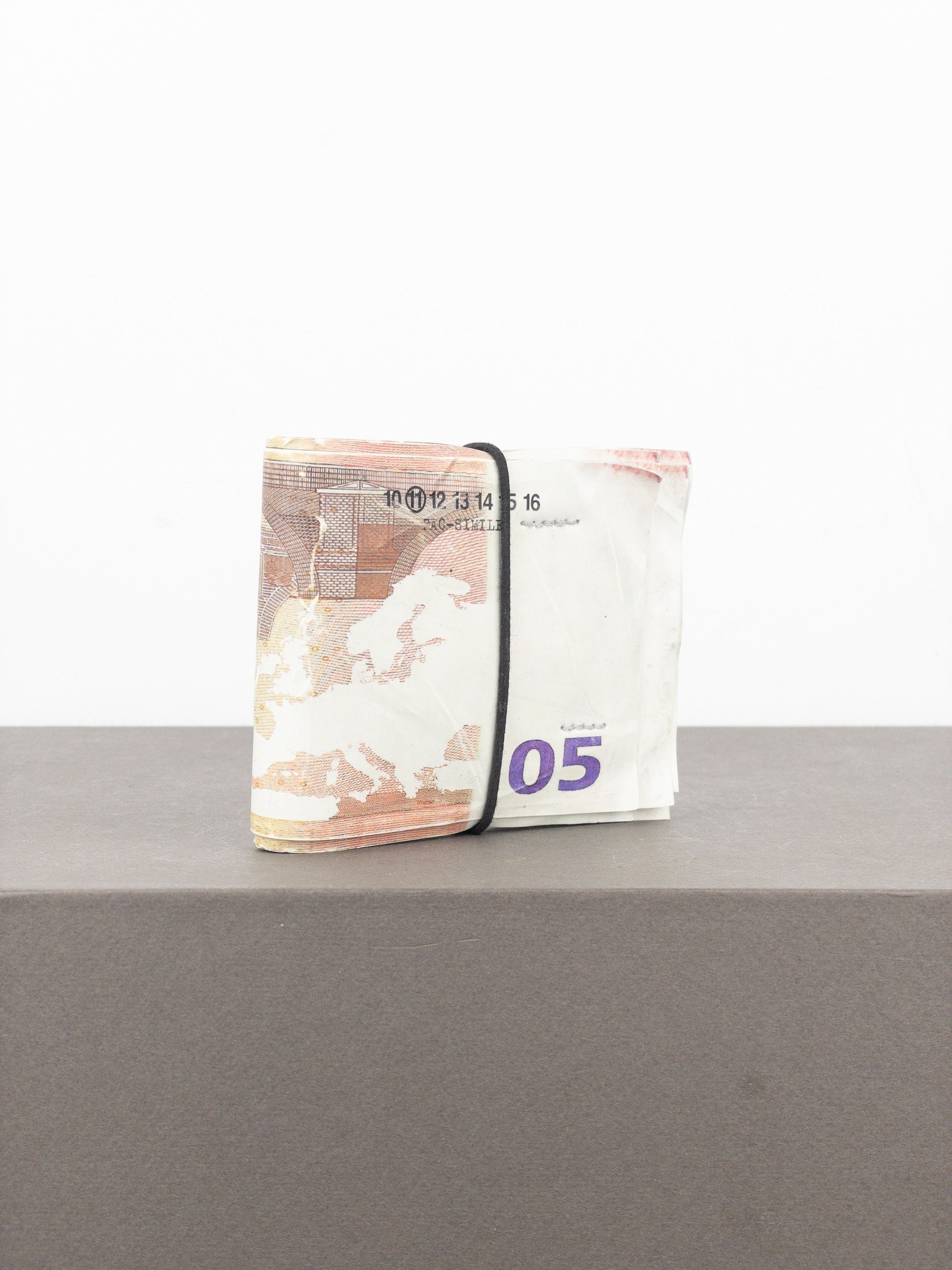 Maison Margiela SS08 Artisanal '05 Euro Bills' Bifold Wallet Size ONE SIZE - 3 Thumbnail