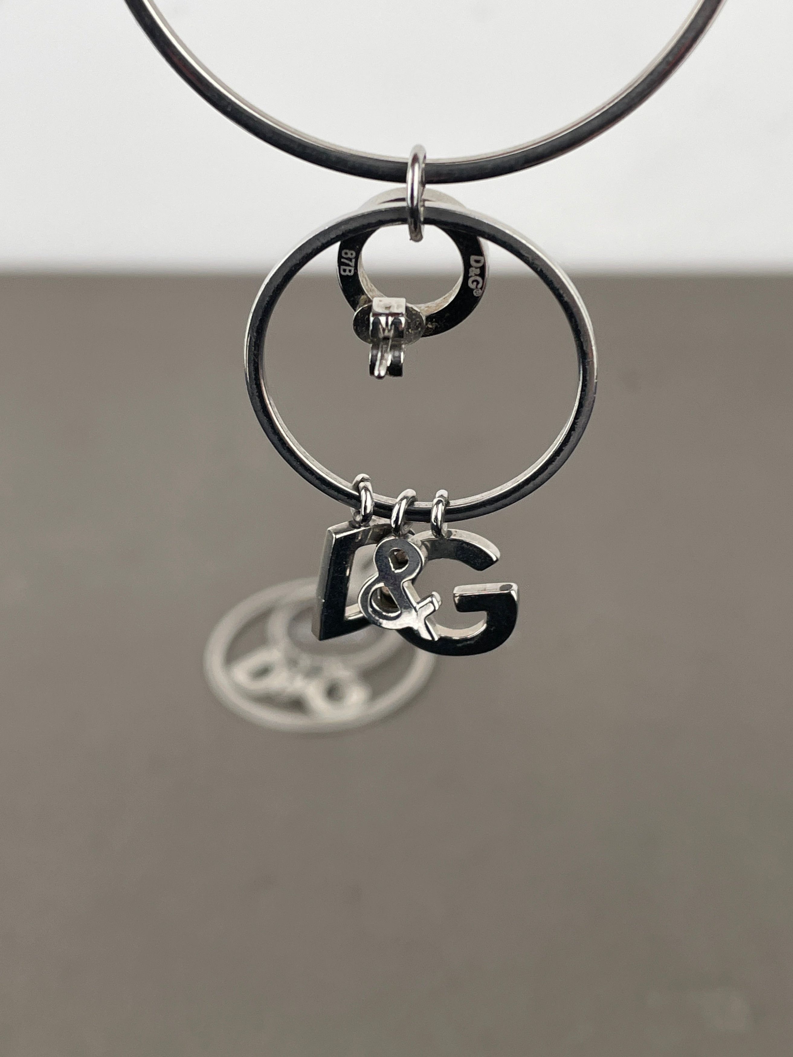 Other Dolce & Gabanna 2000s Logo Double-Hoop Earrings Size ONE SIZE - 3 Thumbnail