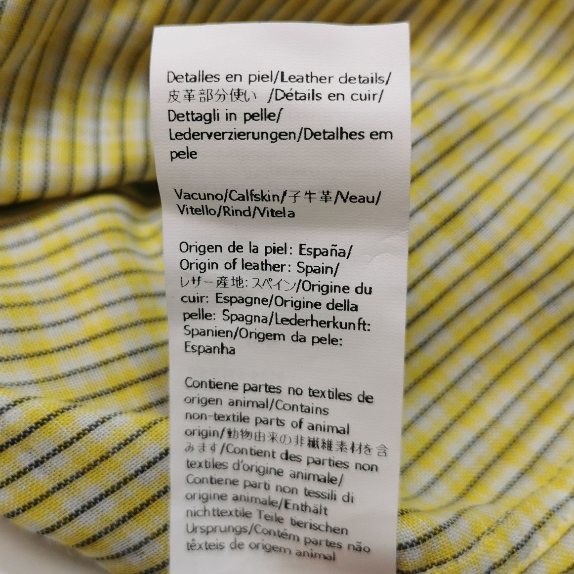 Loewe Loewe Plaid Leather Patch Short Sleeve Shirt 40 Size US M / EU 48-50 / 2 - 10 Thumbnail