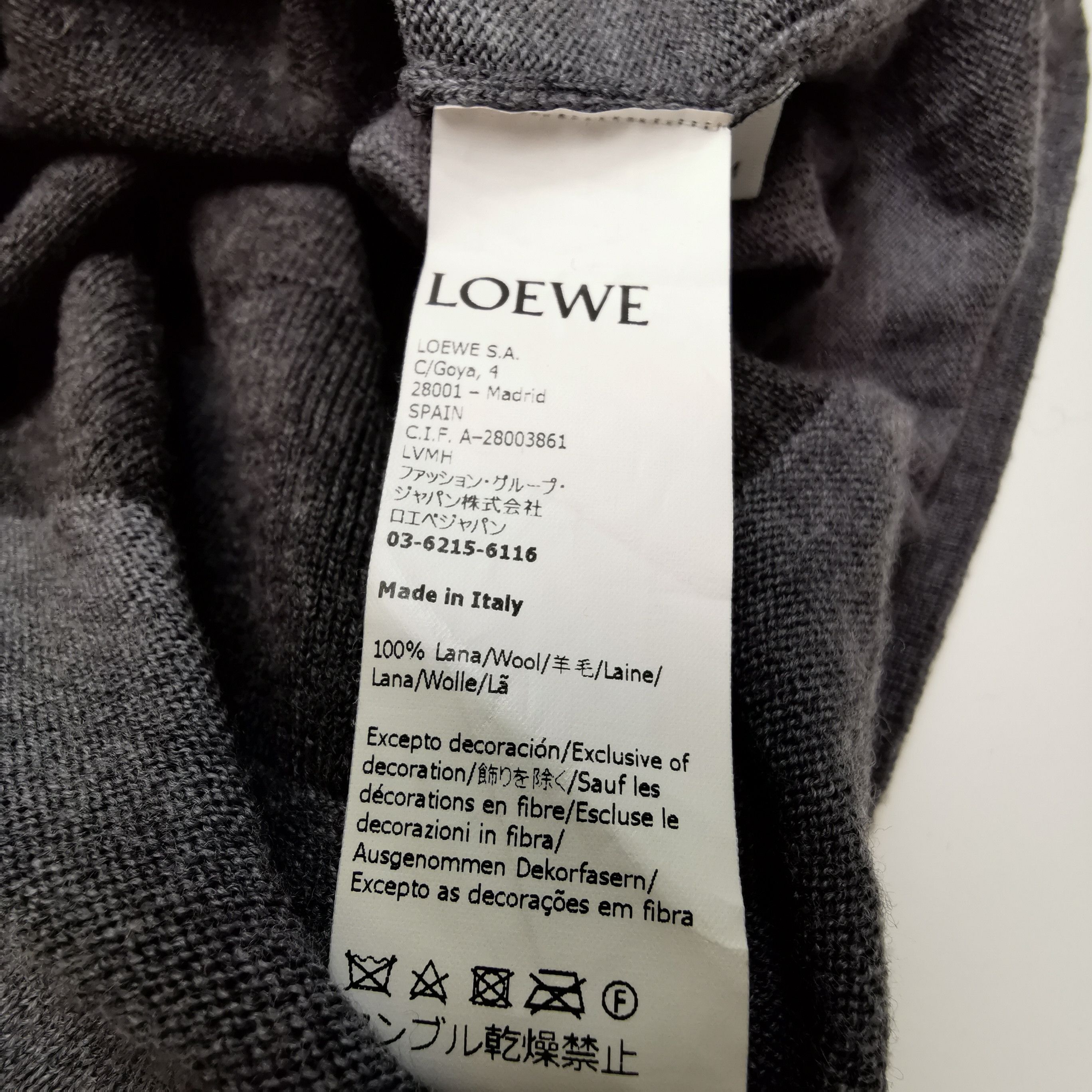 Loewe Loewe V-Neck Colorblock Wool Sweater M Size US M / EU 48-50 / 2 - 6 Thumbnail
