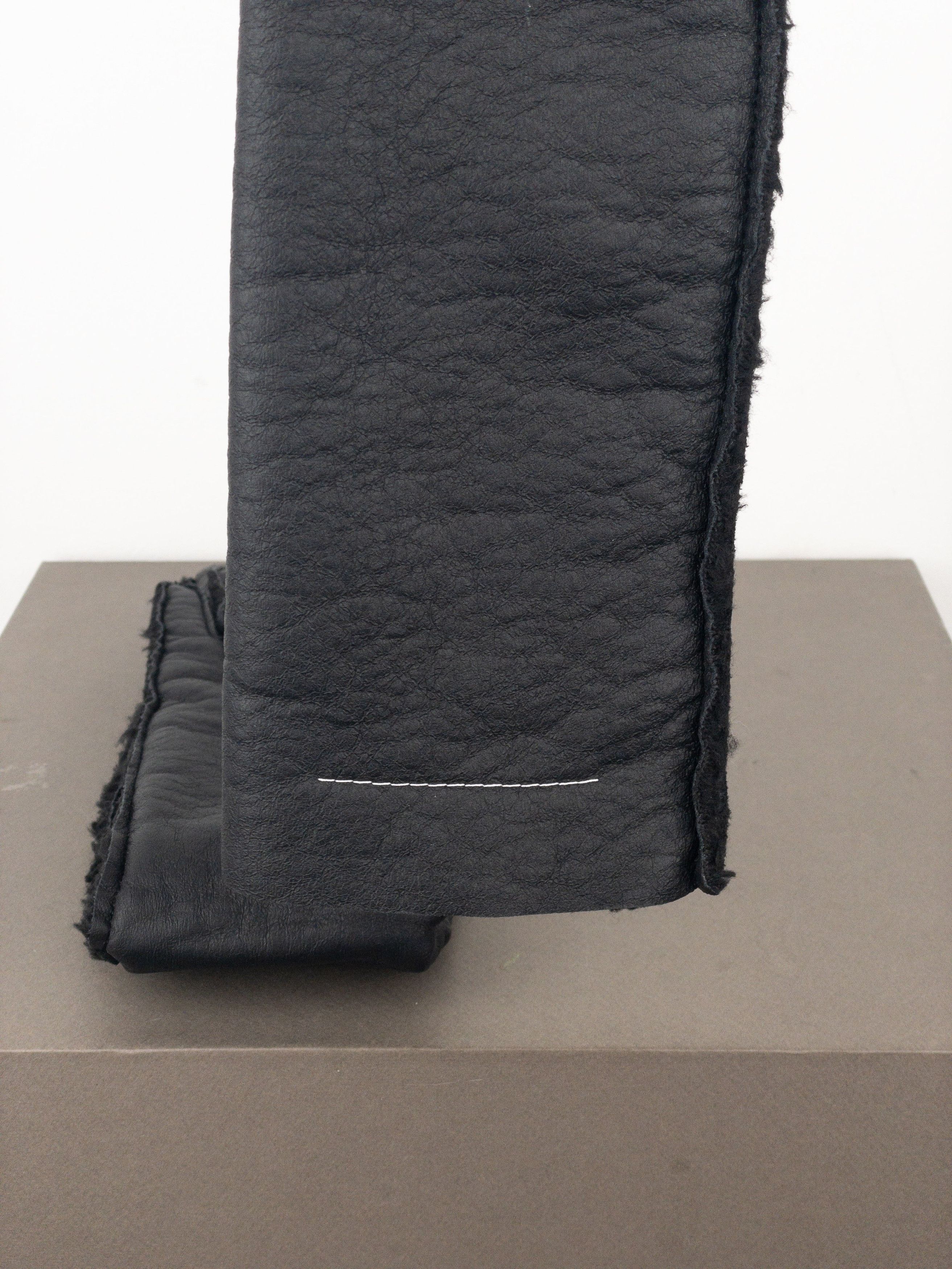Maison Margiela MM6 Leather Shearling Sleeve Gloves Size ONE SIZE - 5 Thumbnail