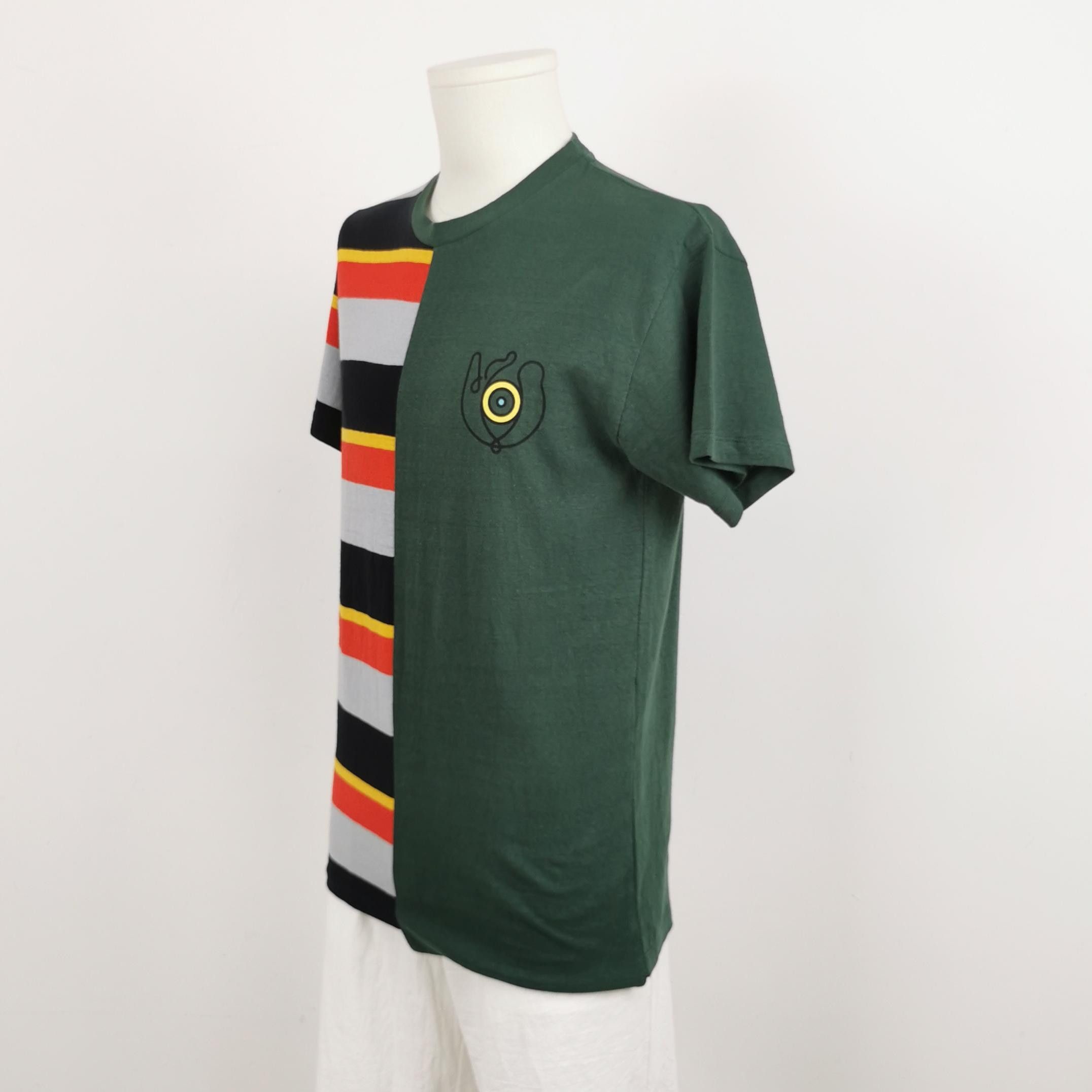 Loewe Loewe Striped Asymmetric T-Shirt XS Size US XS / EU 42 / 0 - 2 Thumbnail